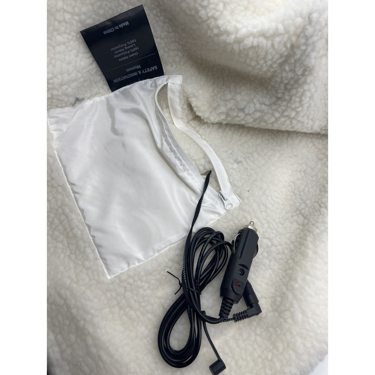 HOTHUGZ Heated Vest for Women White XL 6-Zone 12V New — photo 7