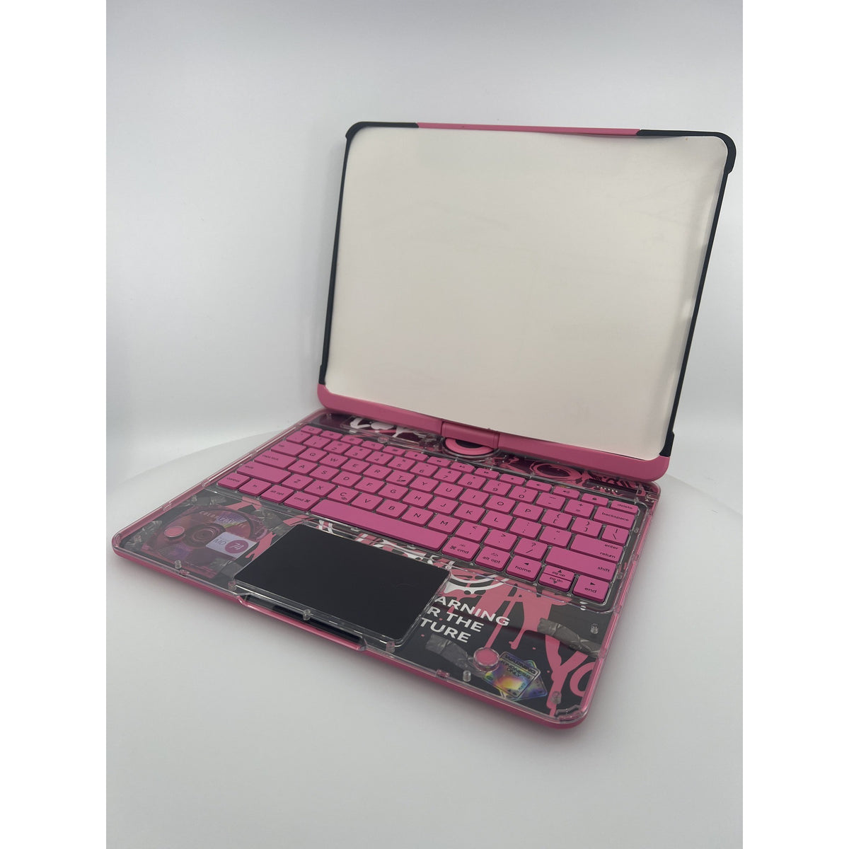 Auupgo iPad Pro 13" M4/M5 Keyboard Case 7-Color Backlit Pink Like New — photo 5