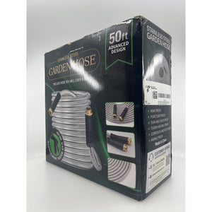 Kebose Stainless Steel Garden Hose 50ft with 10 Nozzles New — photo 7
