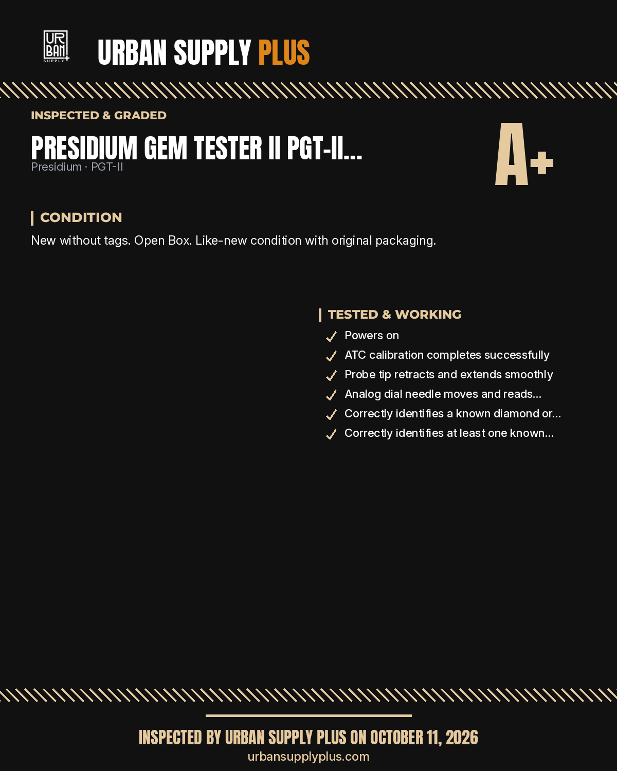 Diagnostic sheet