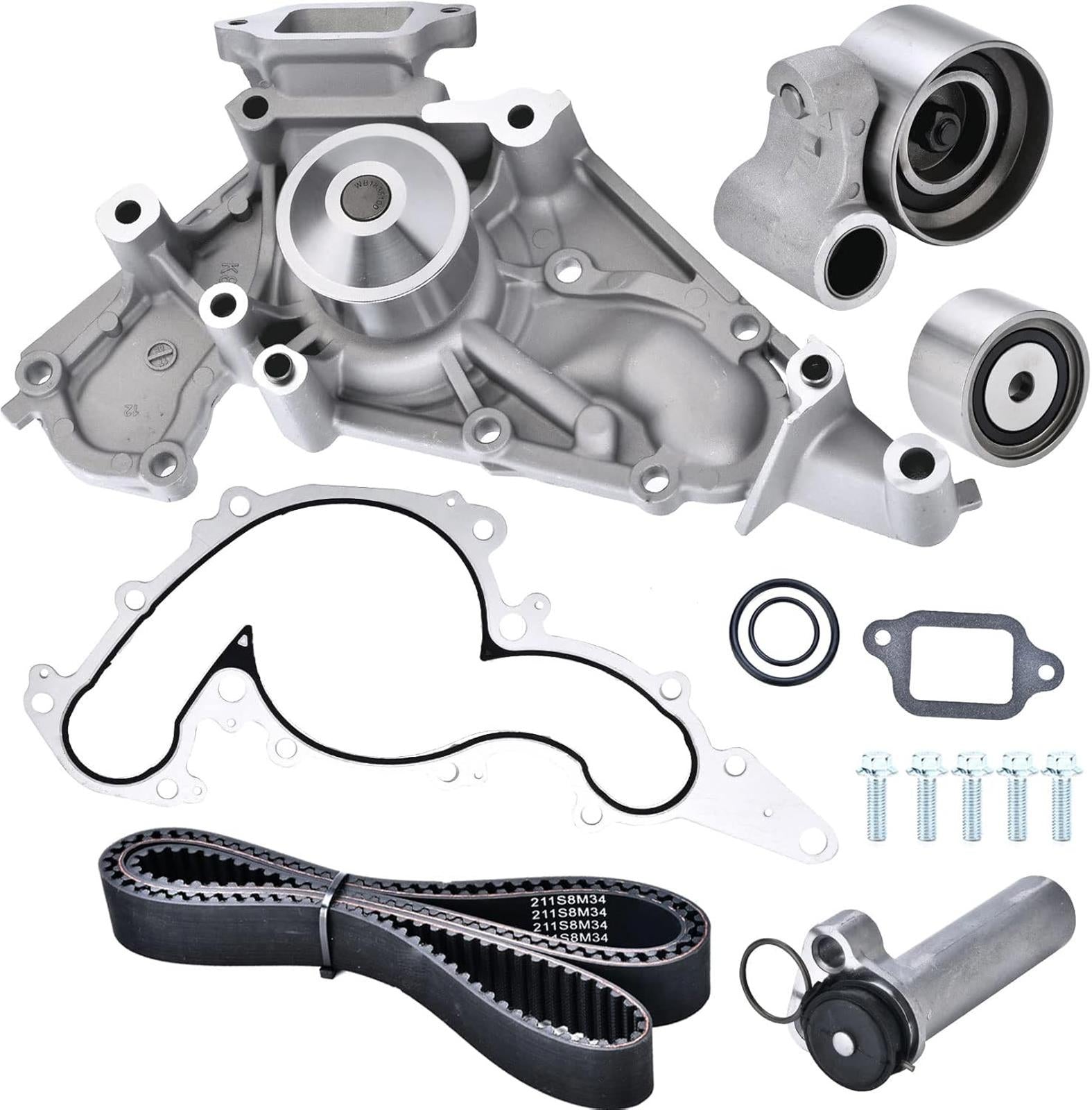 Nakuuly Timing Belt Kit with Water Pump Compatible with 2002-2010 Toyota Tundra