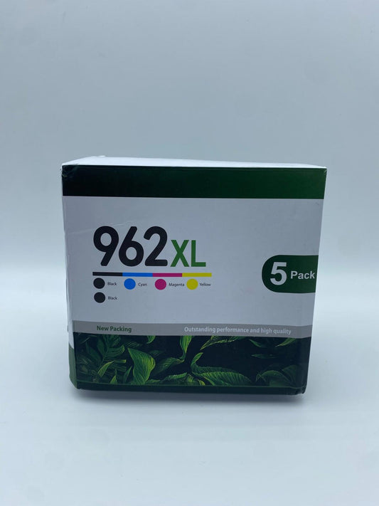 962XL Ink Cartridges Combo Pack (5-Pack, 2Black/1Cyan/1Magenta/1Yellow)