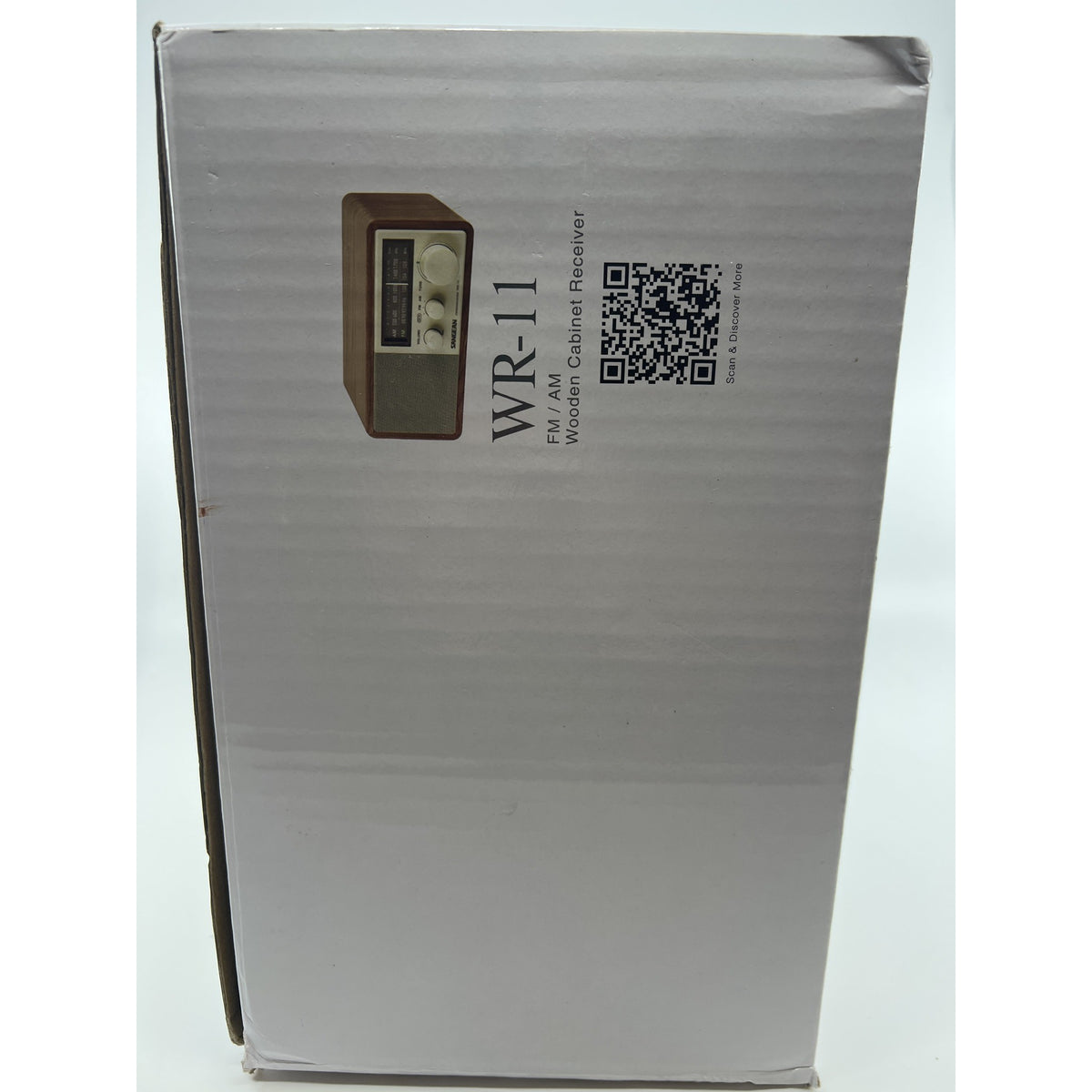 Sangean WR-11 Walnut Wood Cabinet AM/FM Tabletop Radio Factory Sealed — photo 3