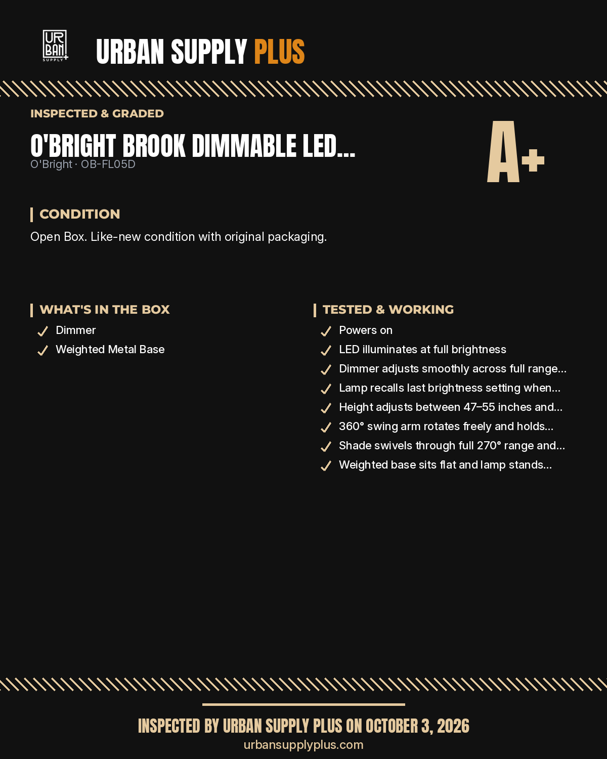 Diagnostic sheet