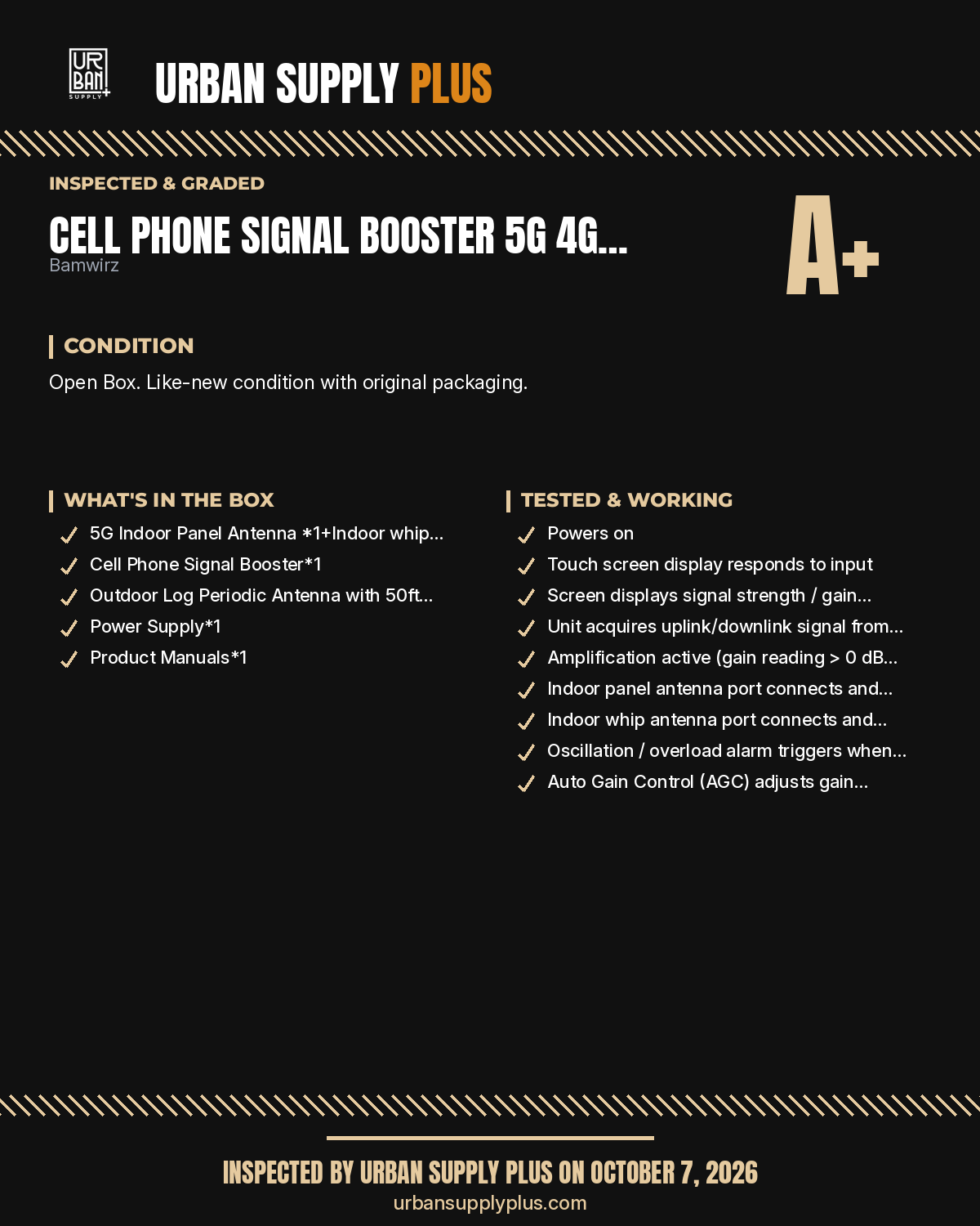Diagnostic sheet