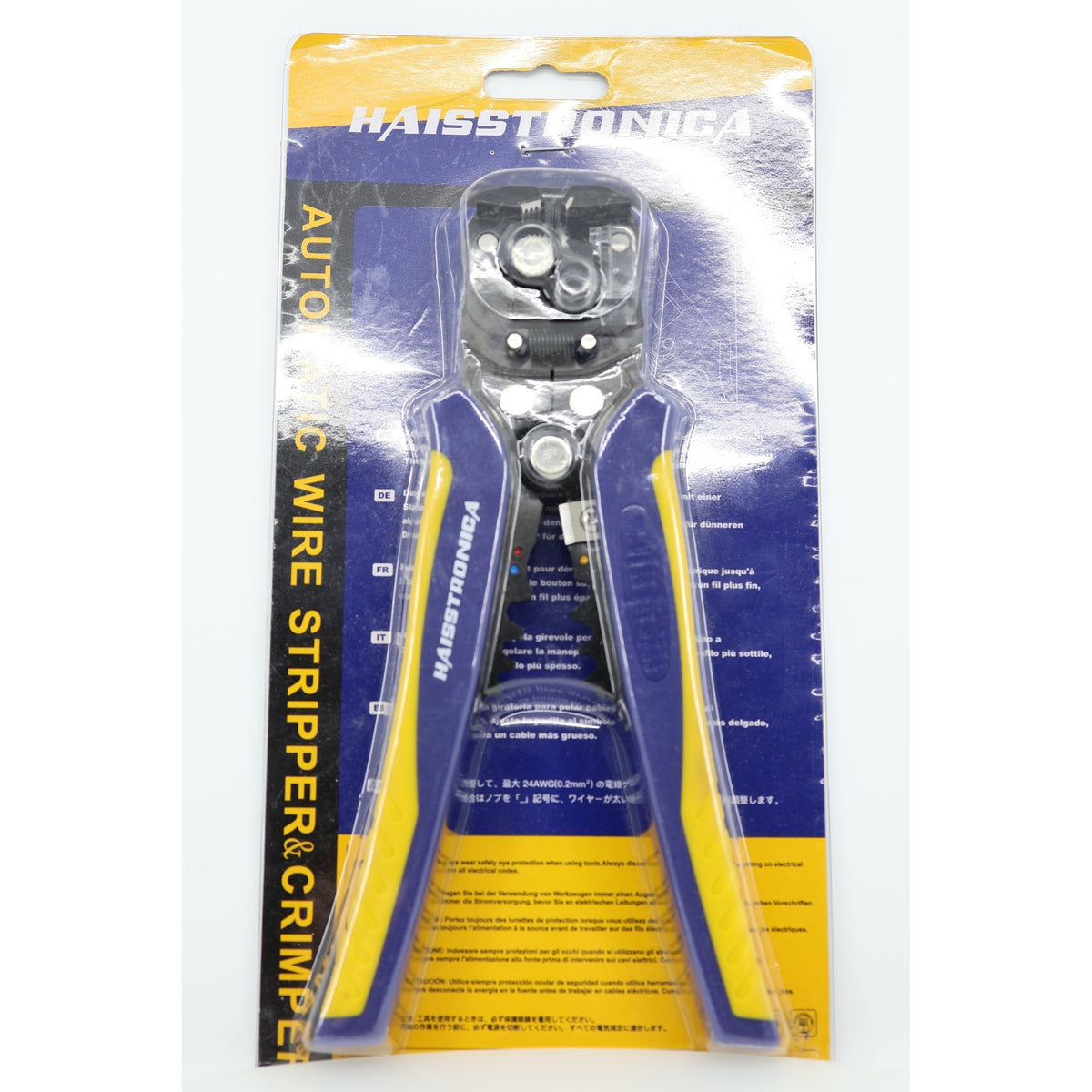 haisstronica HX1519 Wire Stripper Cutter Crimper 10-24 AWG Factory Sealed — photo 1