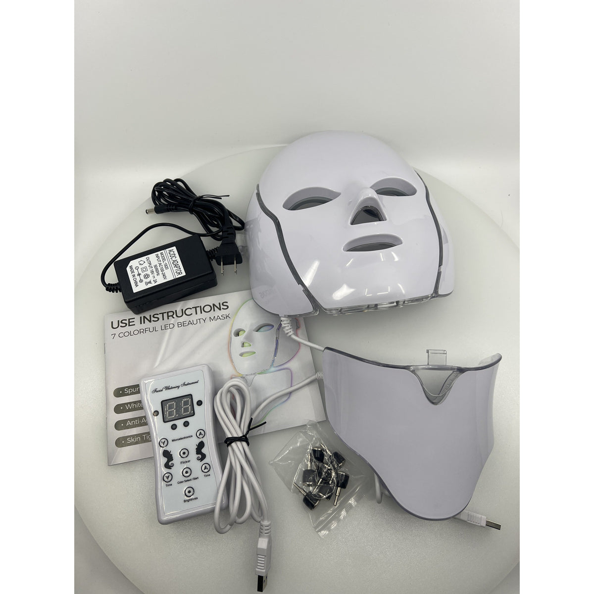 EVFOFO Red Light Face Mask 7 Modes 850nm Infrared Like New — photo 3