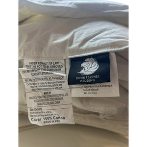 puredown Goose Down Comforter Full/Queen 90x90 Cream Open Box — photo 4