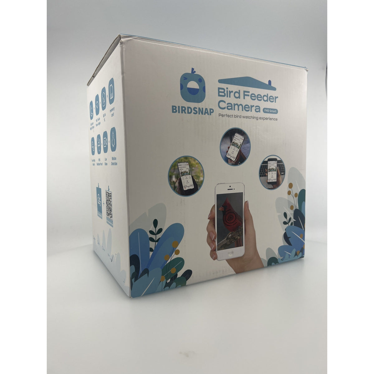 birdsnap P33 Smart Bird Feeder Camera Solar 2K 32GB Card Open Box — photo 1