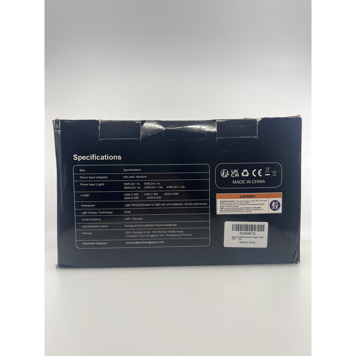 Nexillumi RGB Permanent Outdoor Lights 300ft IP67 Smart App Open Box — photo 3