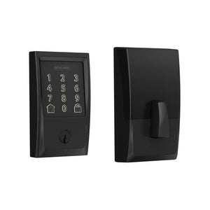 Schlage Encode BE489WB Smart WiFi Deadbolt Century Trim Matte Black Like New — photo 1