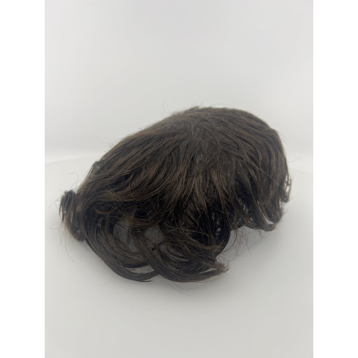 LLWear Human Hair Toupee Men V-Loop 8x10in Dark Brown #2 Like New — photo 3