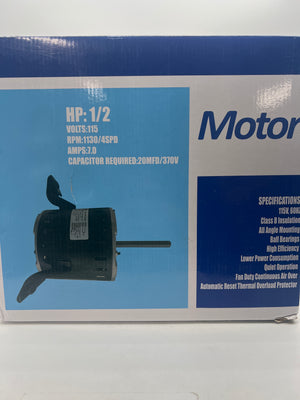 1/2HP 115V 1130RPM Blower Motor