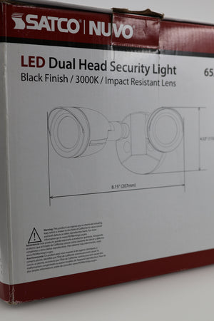 Satco 65/713 Dual Bullet-Head Security Flood Light