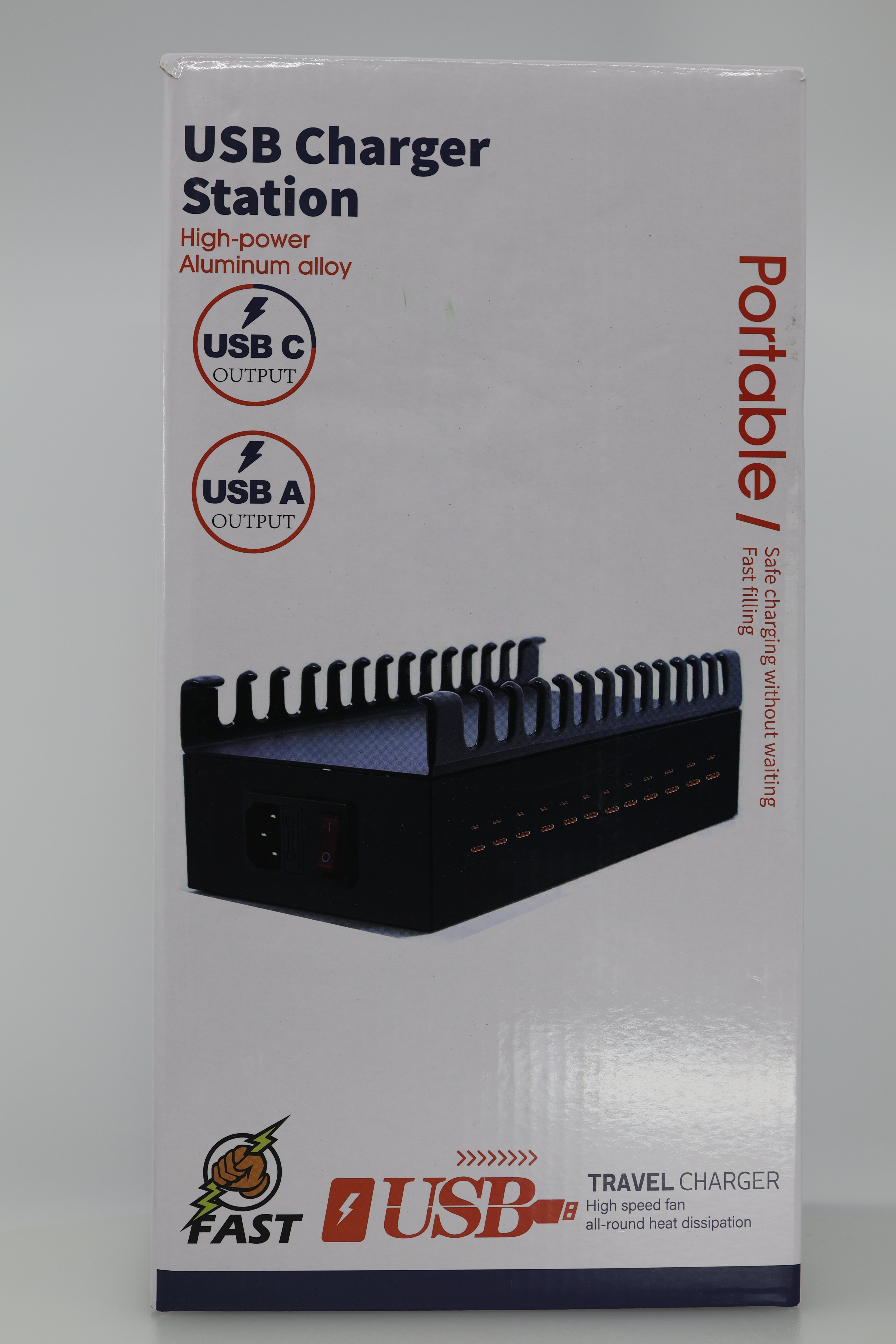 ALI SEA 24-Port 300W USB-C Fast Charging Station