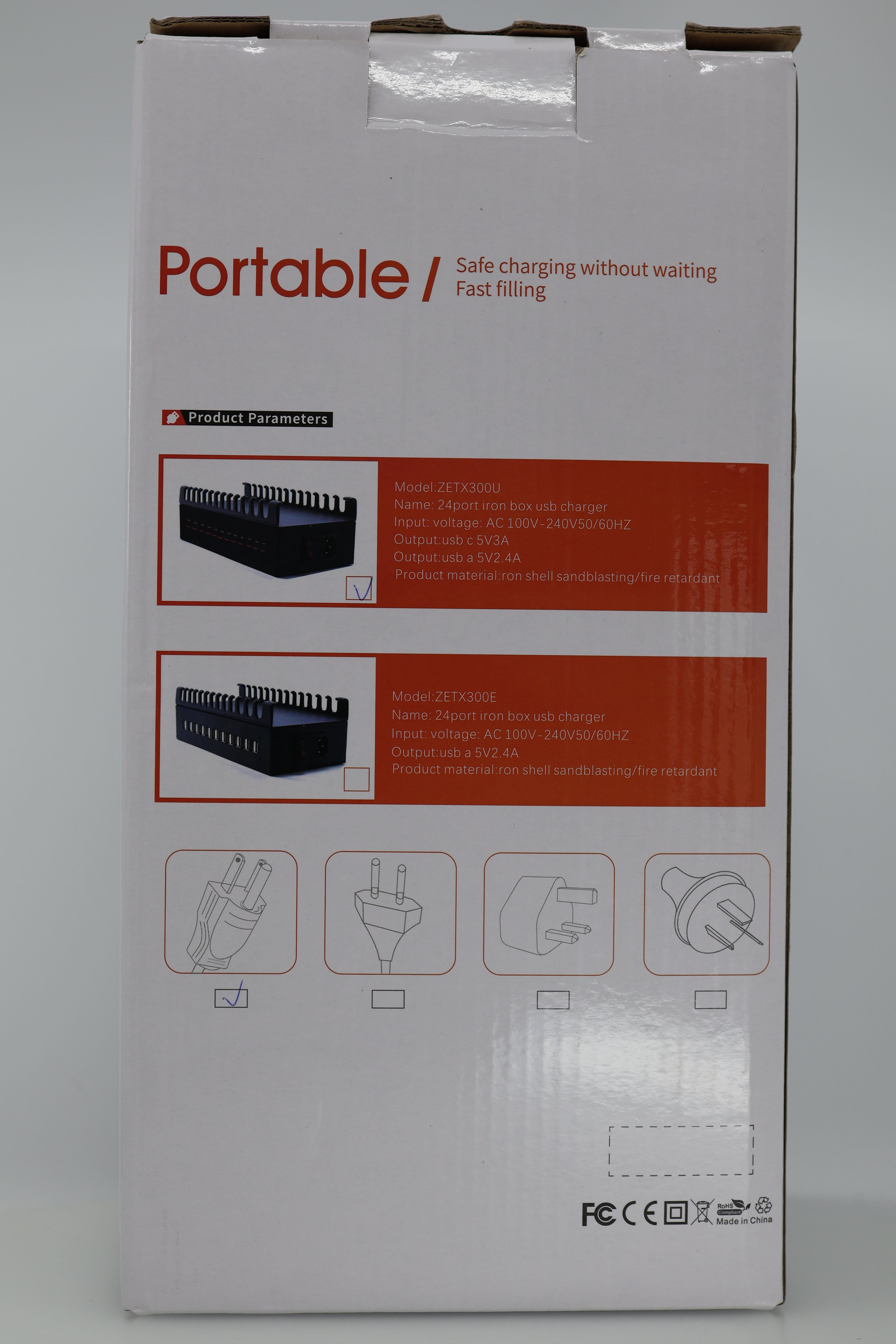 ALI SEA 24-Port 300W USB-C Fast Charging Station