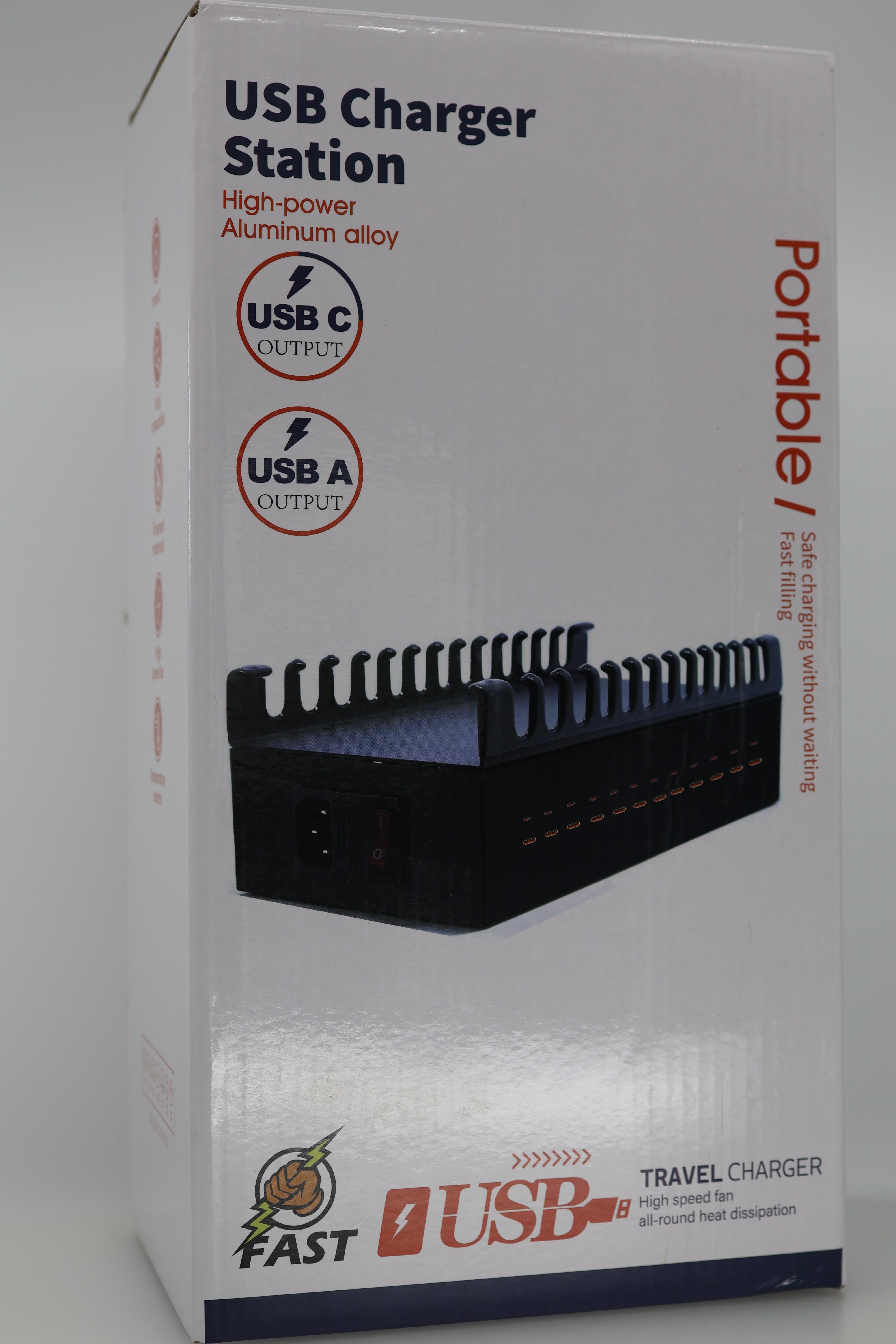 ALI SEA 300W 24-Port USB-C Fast Charging Station