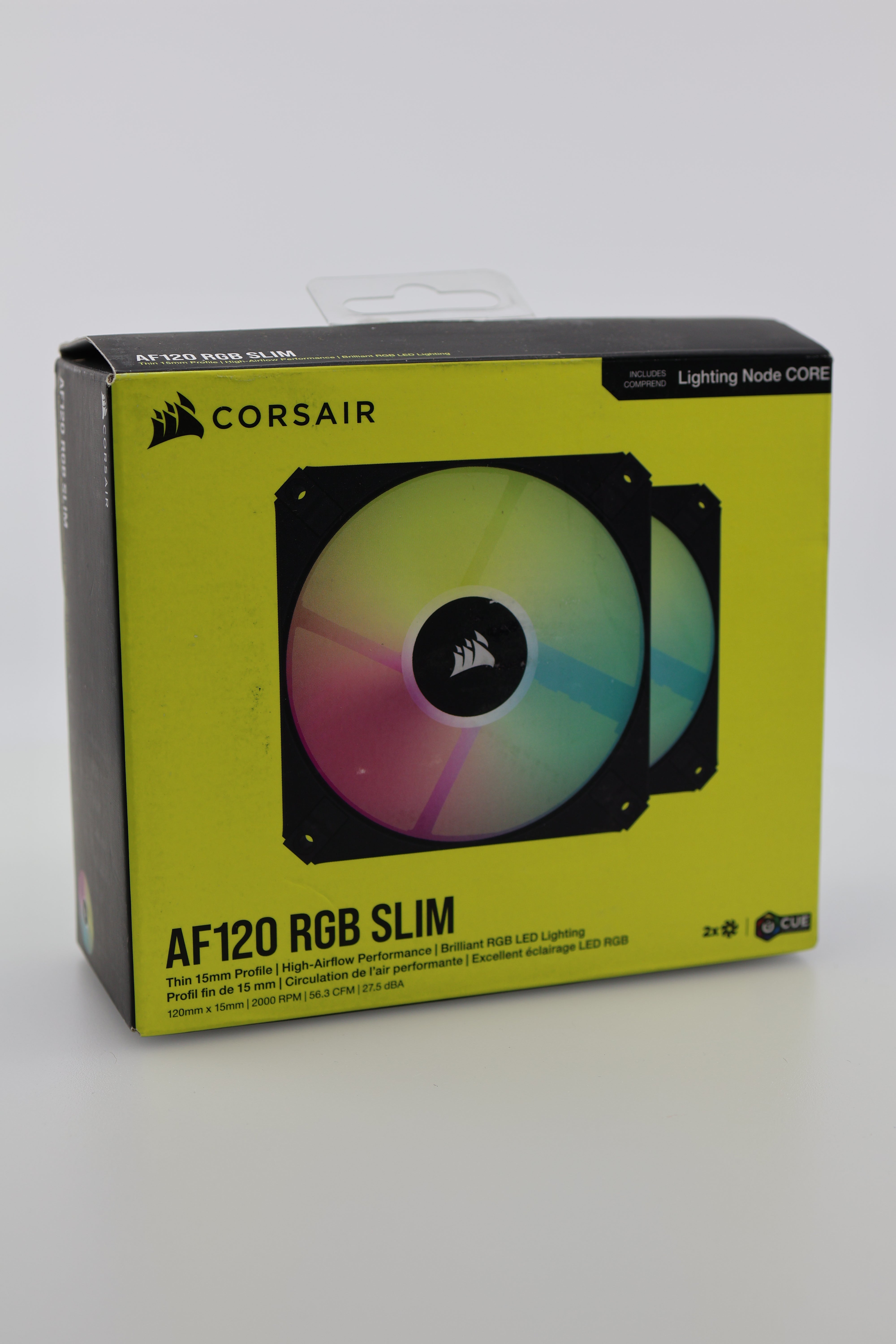 Corsair AF120 RGB Slim 120mm PWM Fan Kit