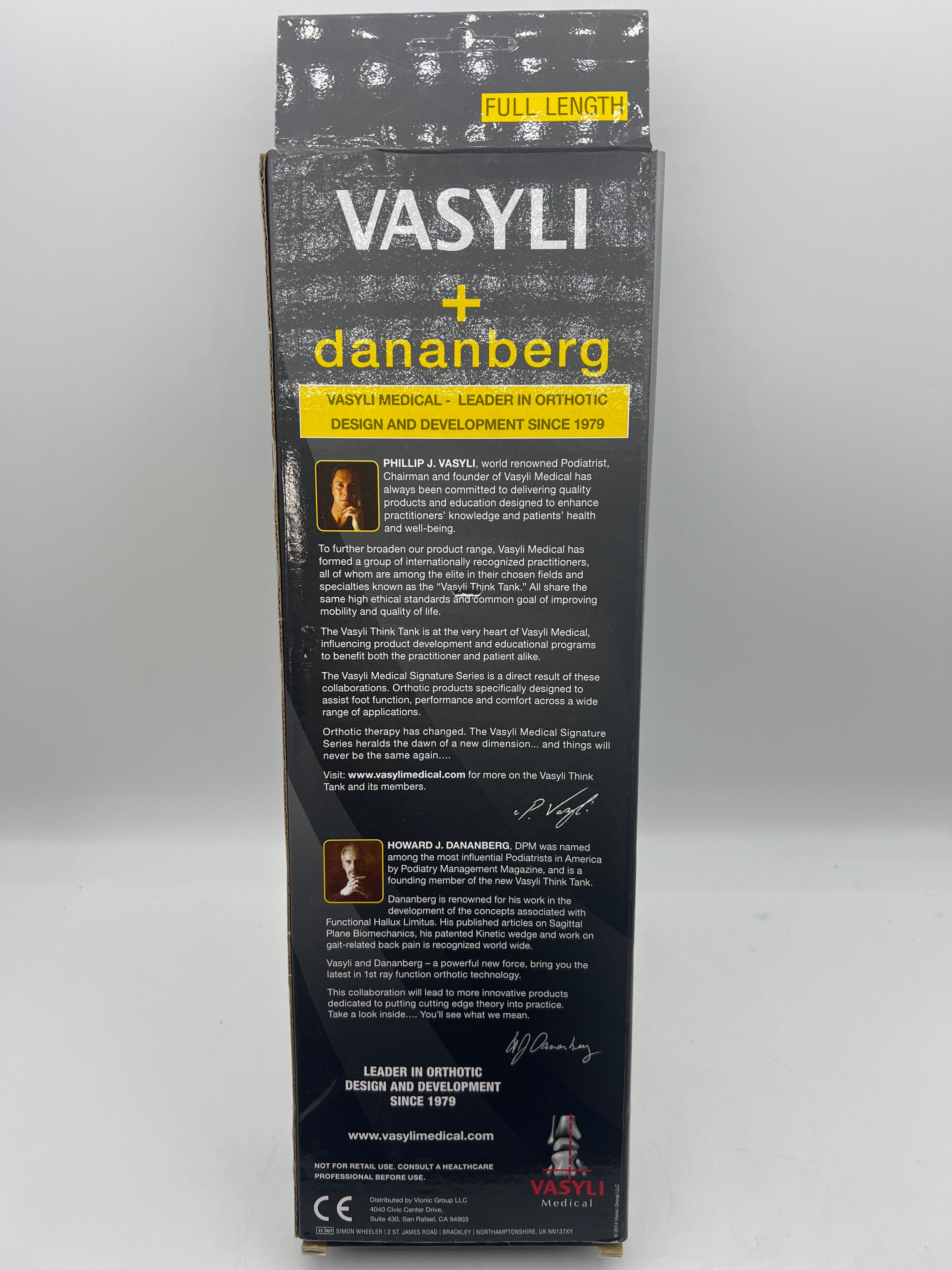Heat Moldable Vasyli Dananberg Orthotic