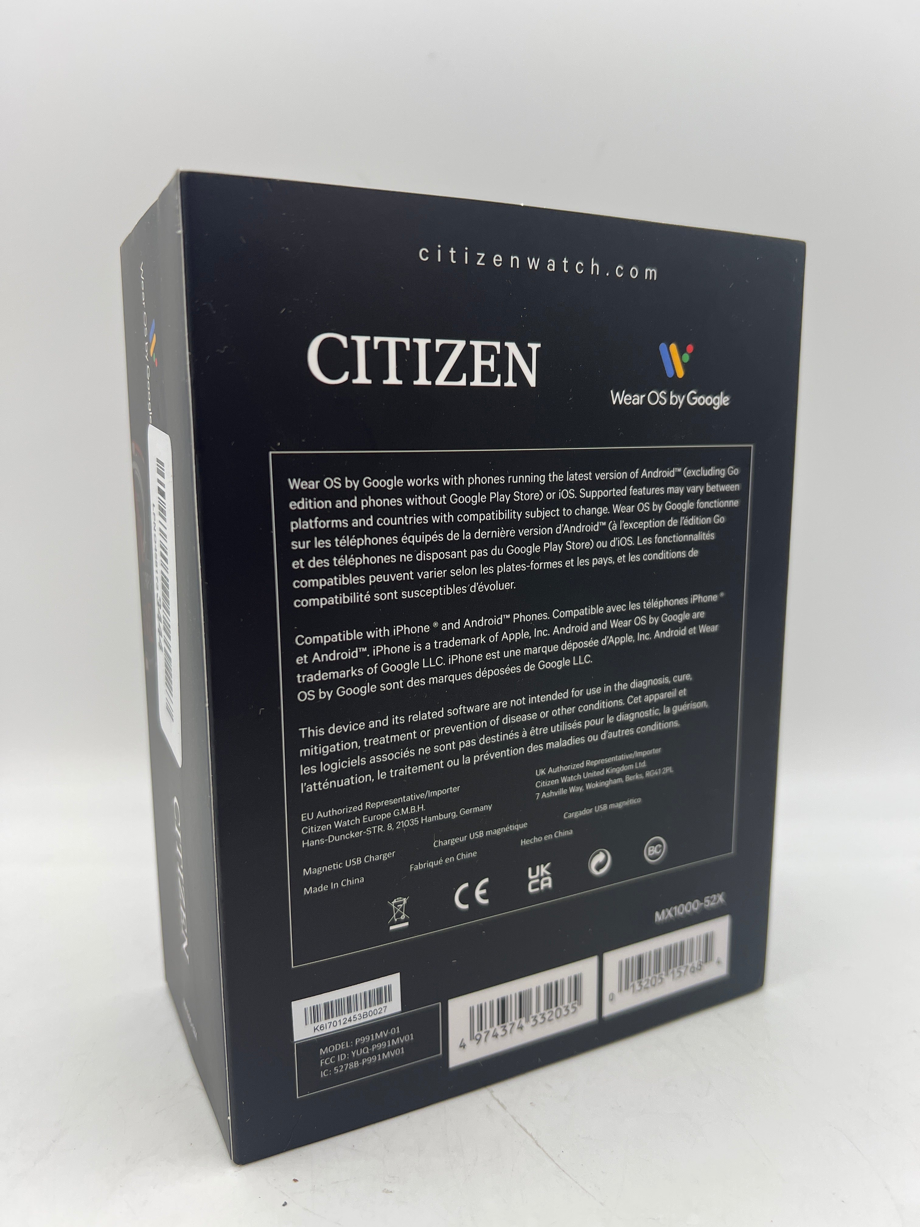 Citizen CZ Smart PQ2 41MM Unisex Smartwatch