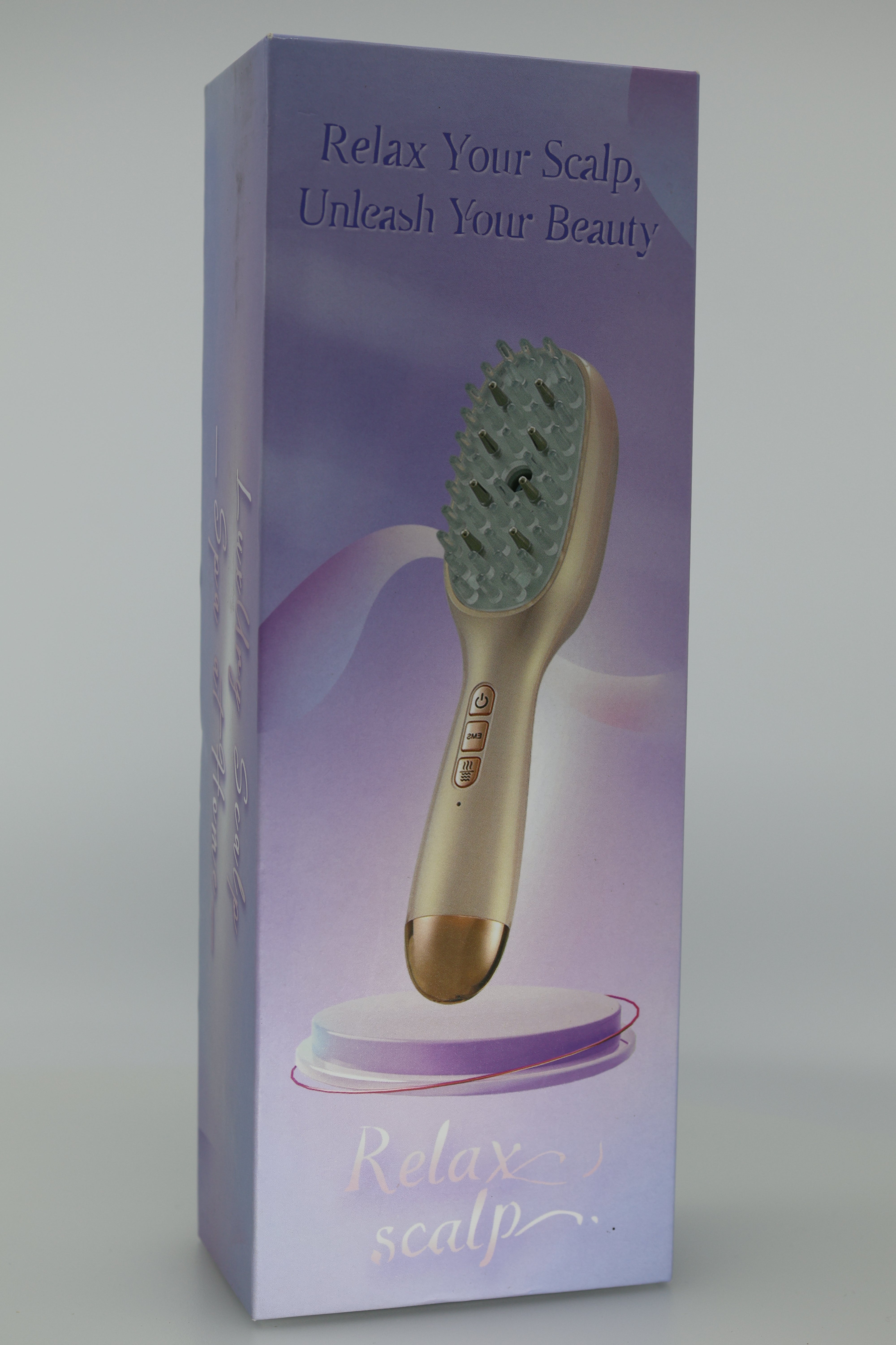 2025 New Upgraded Rechargeable 3-in-1 Scalp Massager Nano Mist Hair Oil Applicator Brush