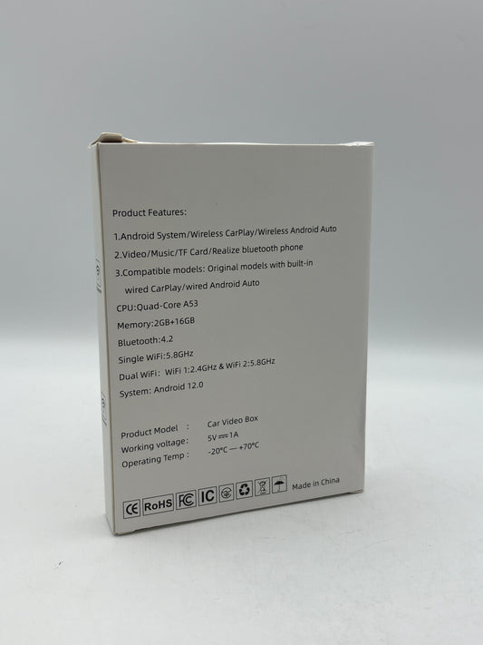 Wireless CarPlay Adapter with Netflix