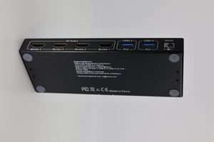 Quad Monitor KVM Switch Front View