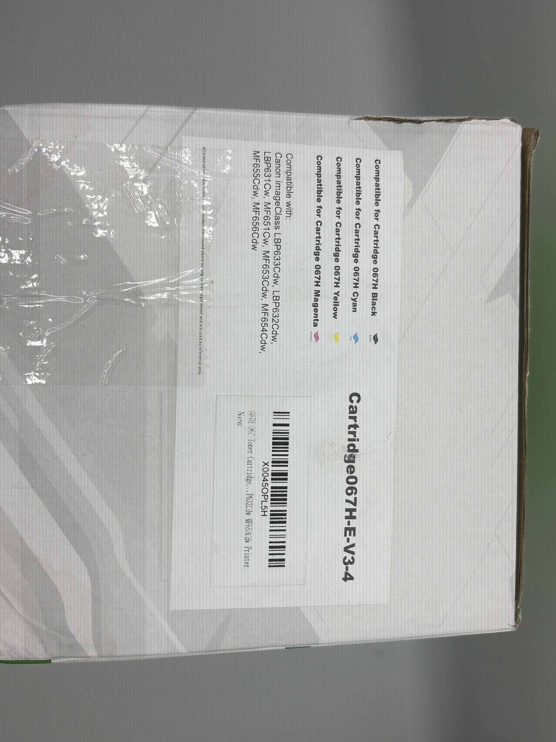 Canon 067H Toner Cartridge Set