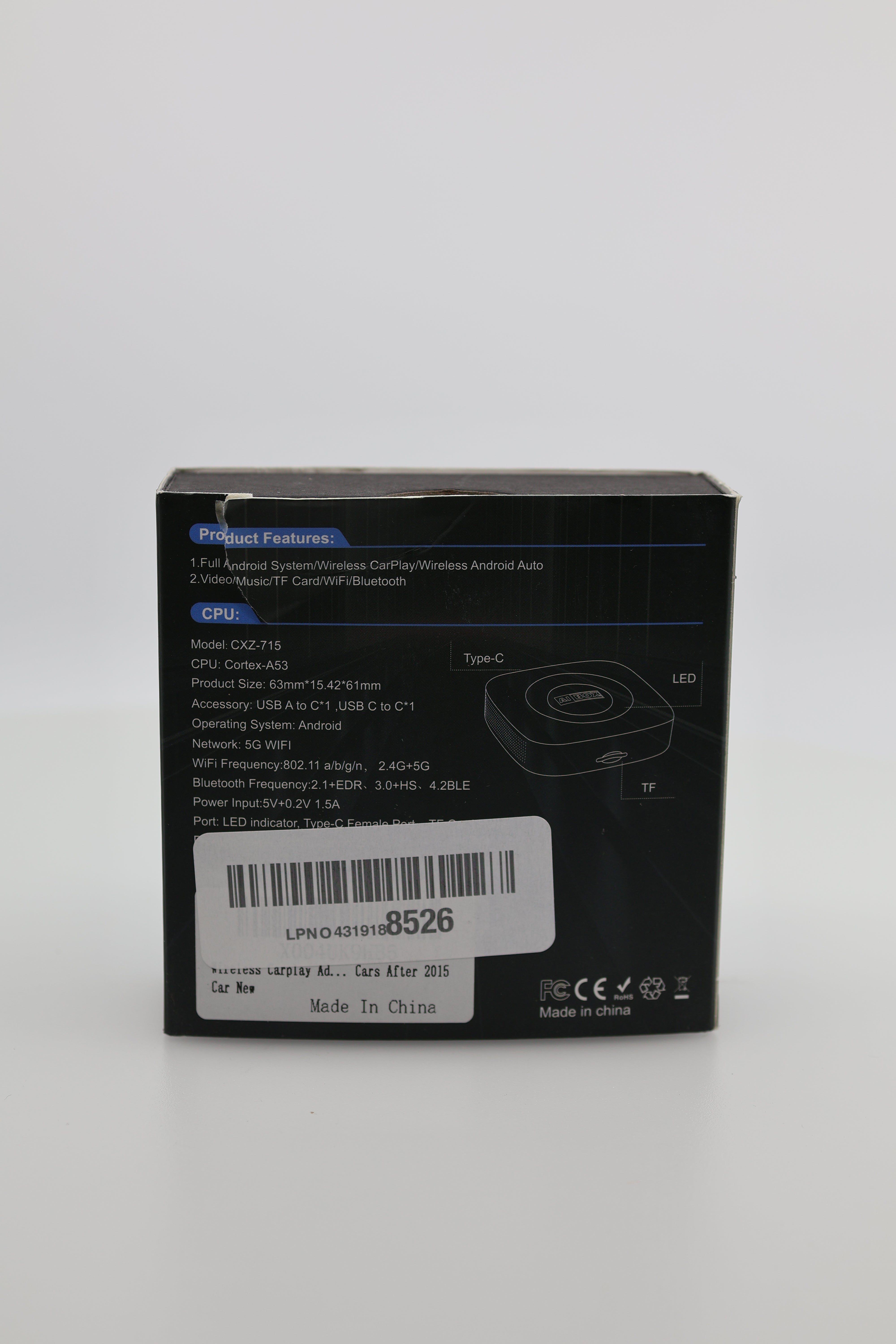 Wireless CarPlay Adapter for iPhone