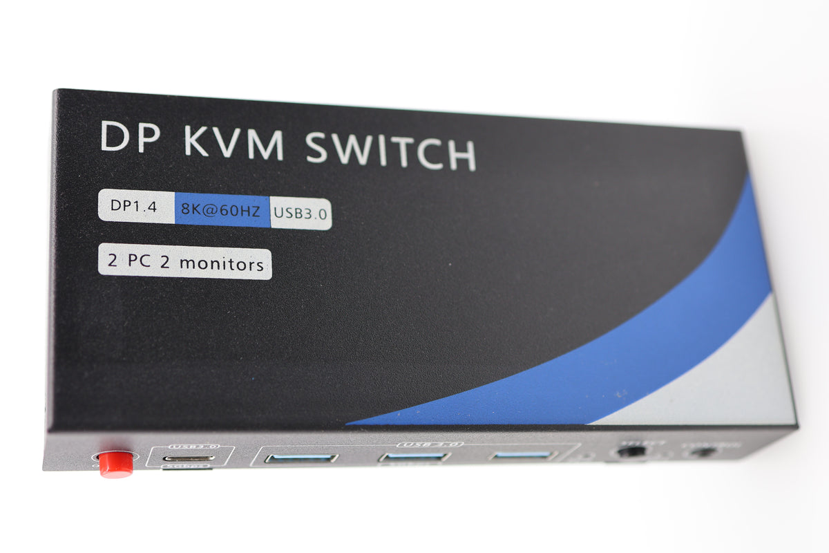 Dual Switch Monitor Module Dual Monitor KVM Switch 2 Monitors 2 Computers HDMI 4K@60Hz USB 3.0 ...