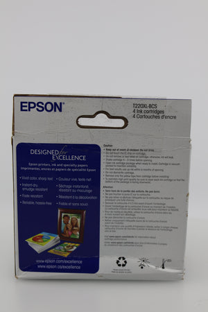 Epson DURABrite Ultra 220XL/220 High Yield Black and Standard Color Cyan Magenta Yellow Cartridge Combo Pack