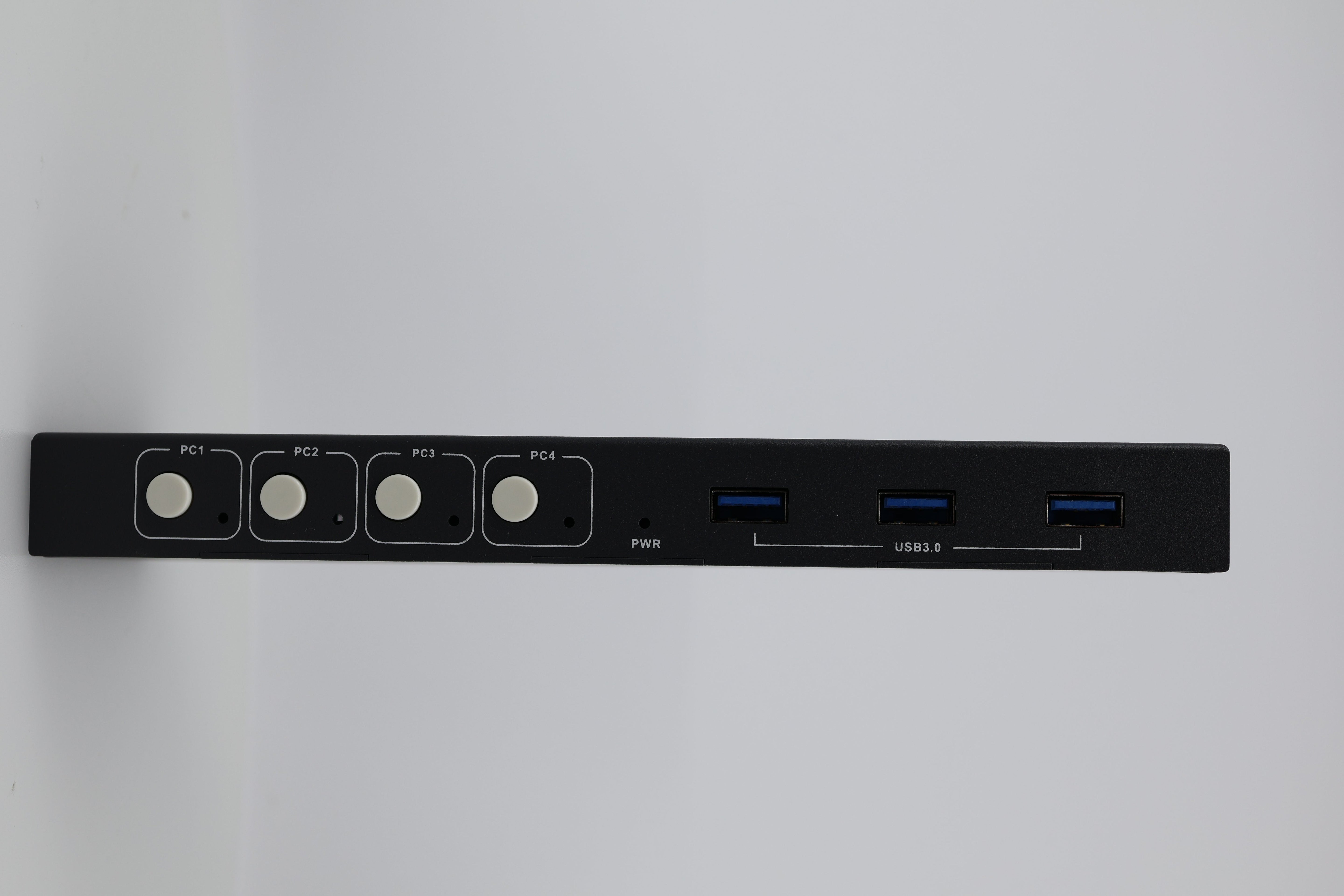 Front view of KVM switch