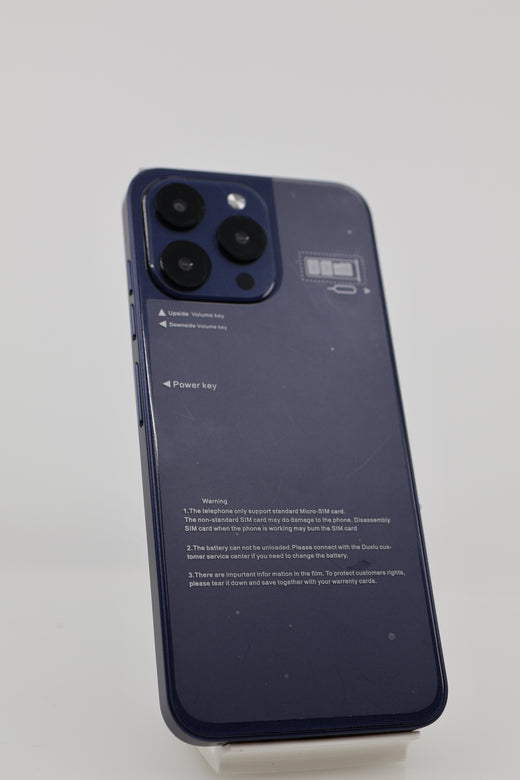 LAORENKI I16 Max Unlocked Smartphone – 6.7" HD Display, 2GB RAM, 32GB Storage, 5600mAh Battery, Dual SIM, Face Unlock, Blue