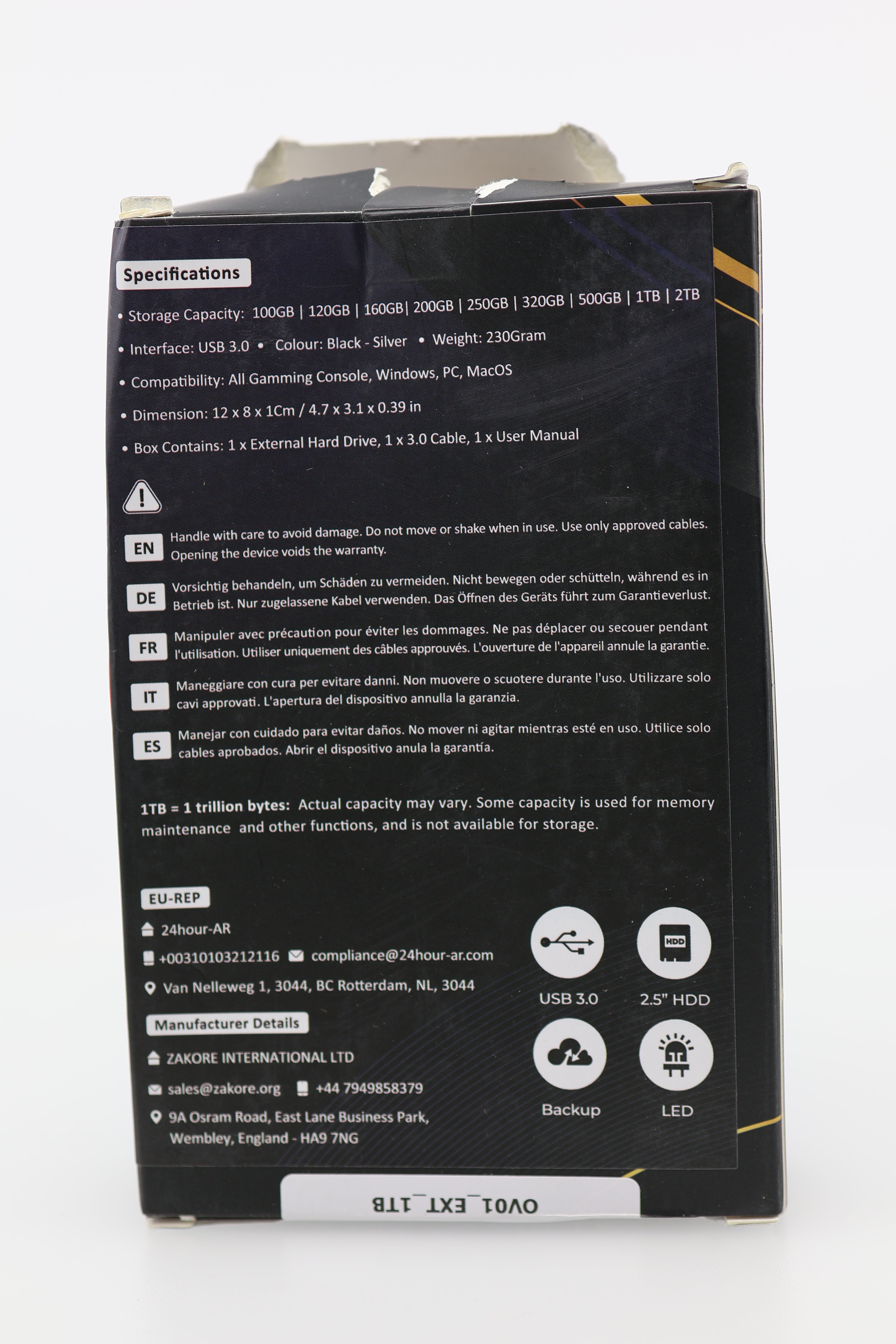 1TB External Hard Drive