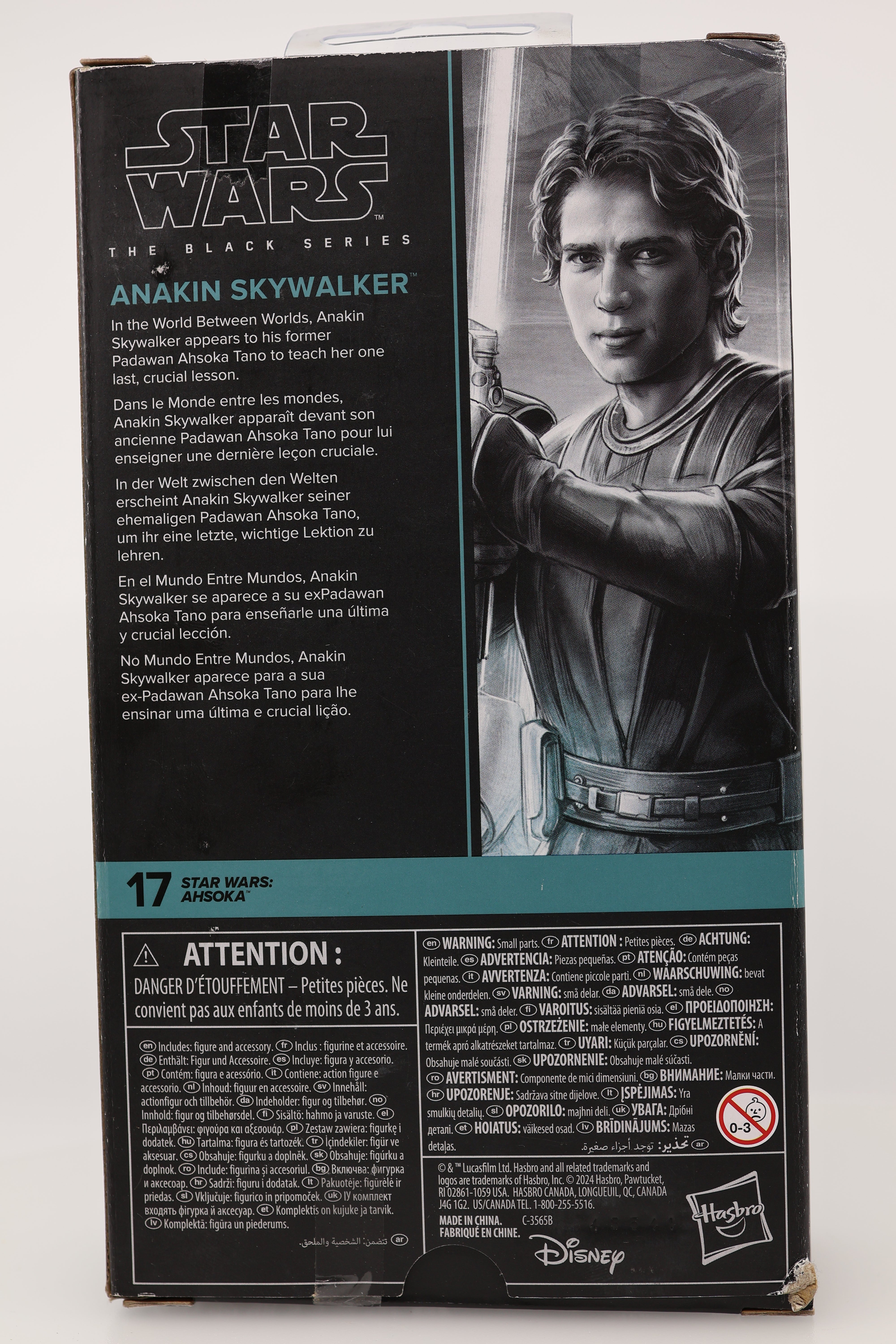 Anakin Skywalker action figure with Lightsaber accessory