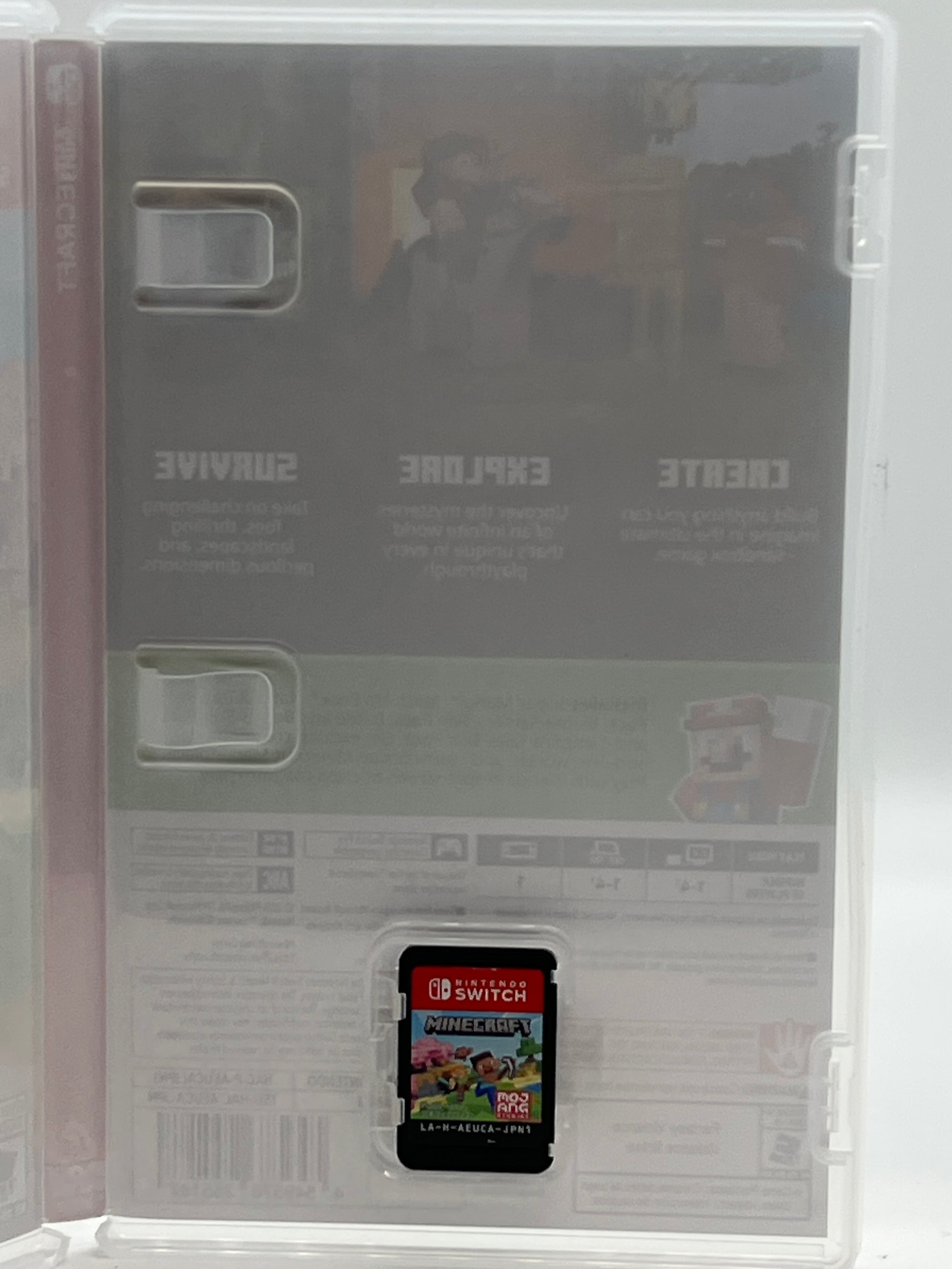 Minecraft game cover for Nintendo Switch