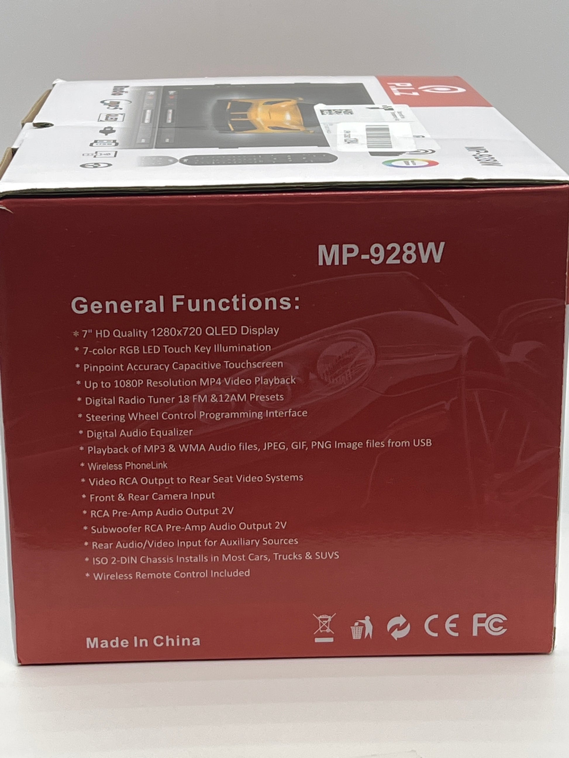 PLZ 7" Wireless Double Din Car Stereo