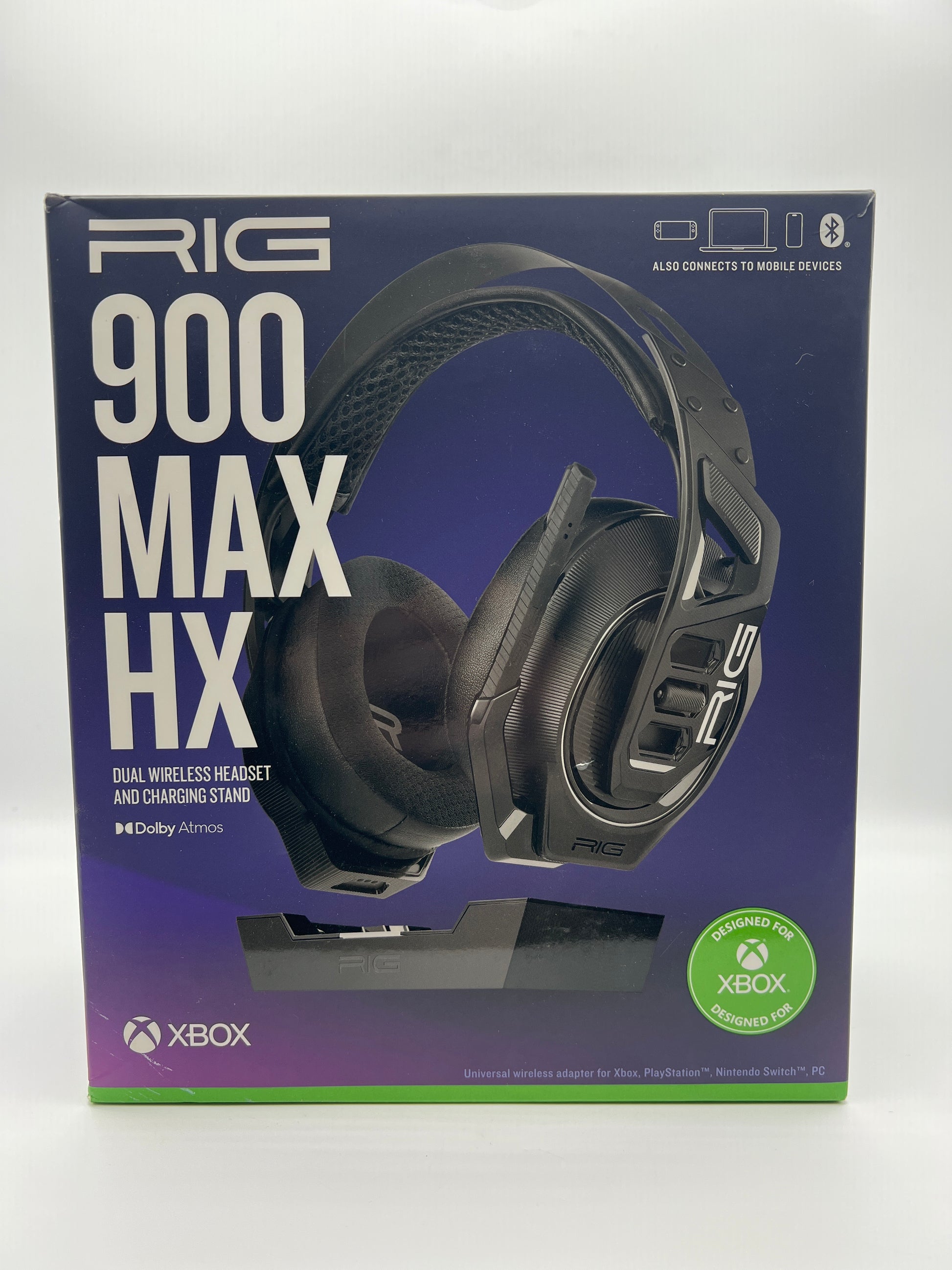 RIG 900 MAX headset earcup close-up