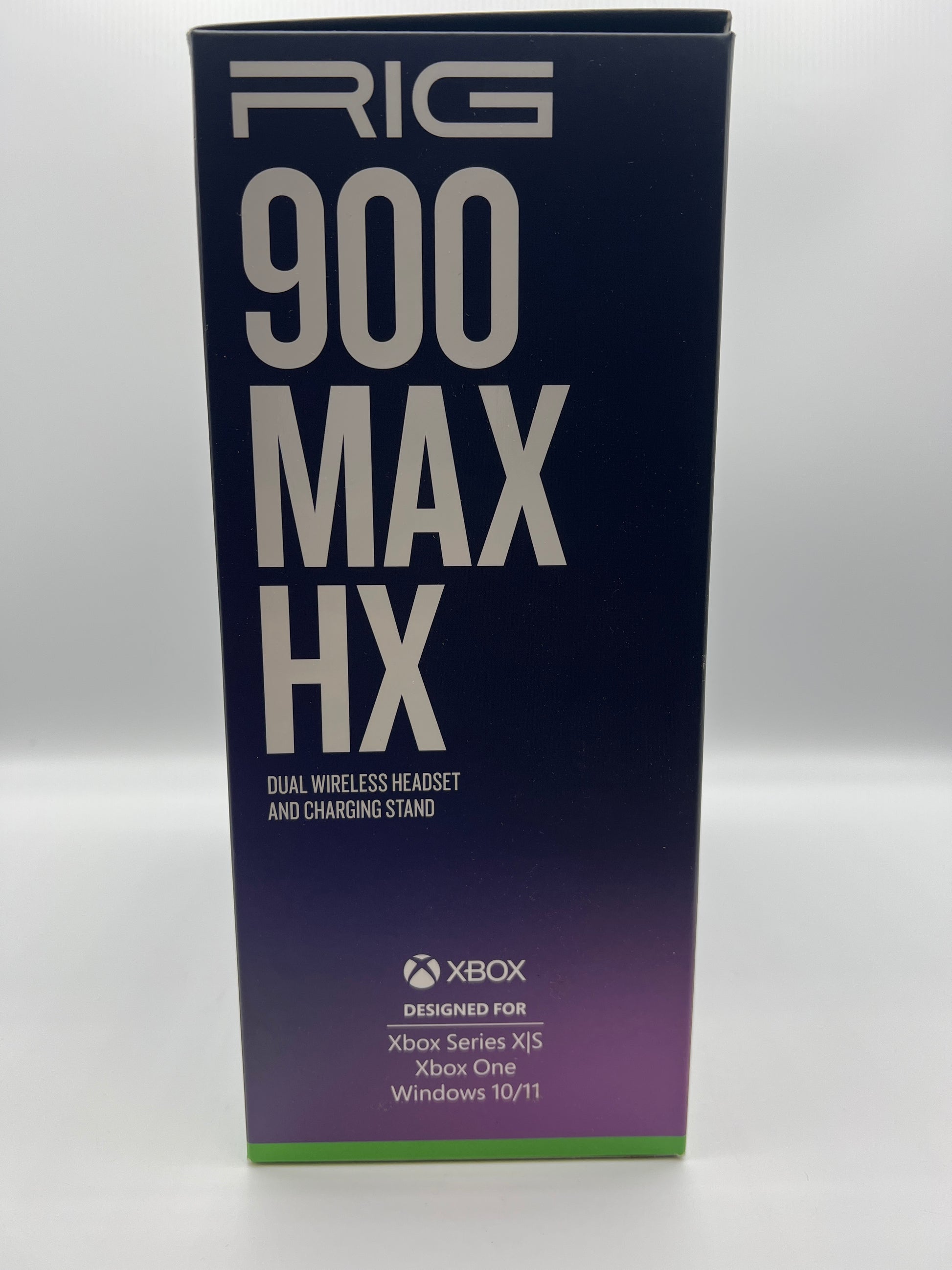 RIG 900 MAX headset with charging base