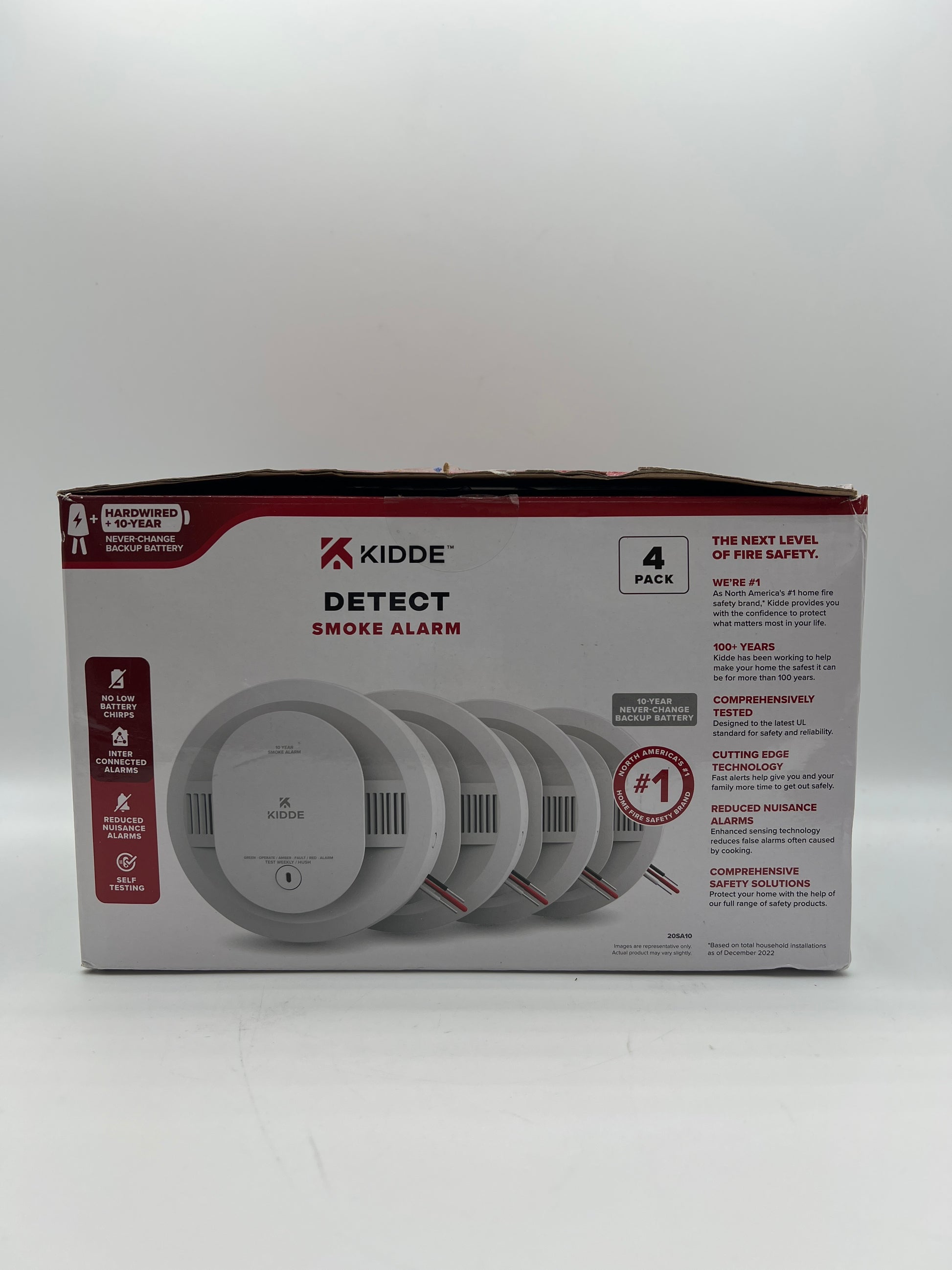 Kidde Smoke Detector with 10-Year Battery Backup