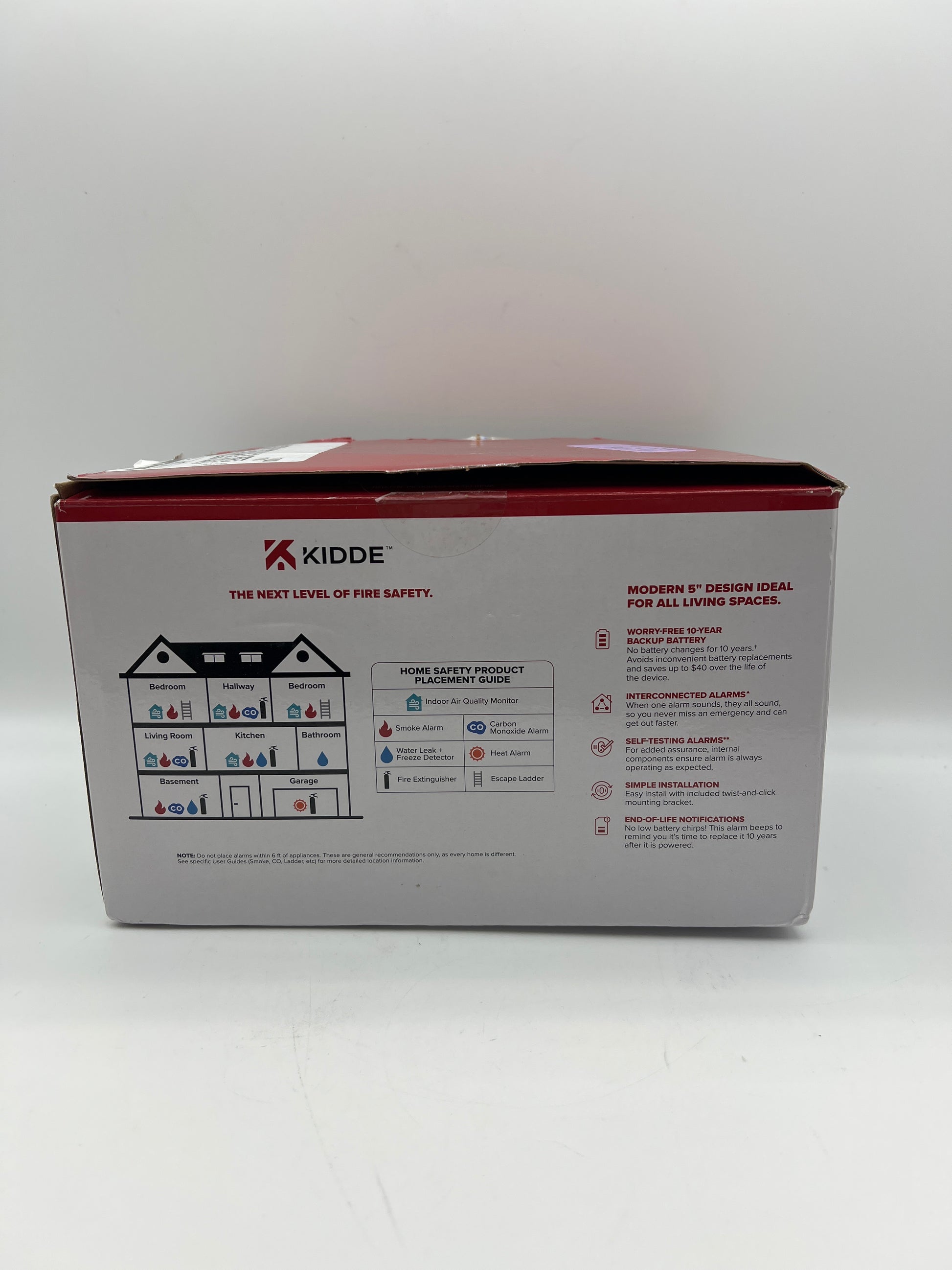 Kidde Hardwired Smoke Detector 4-Pack