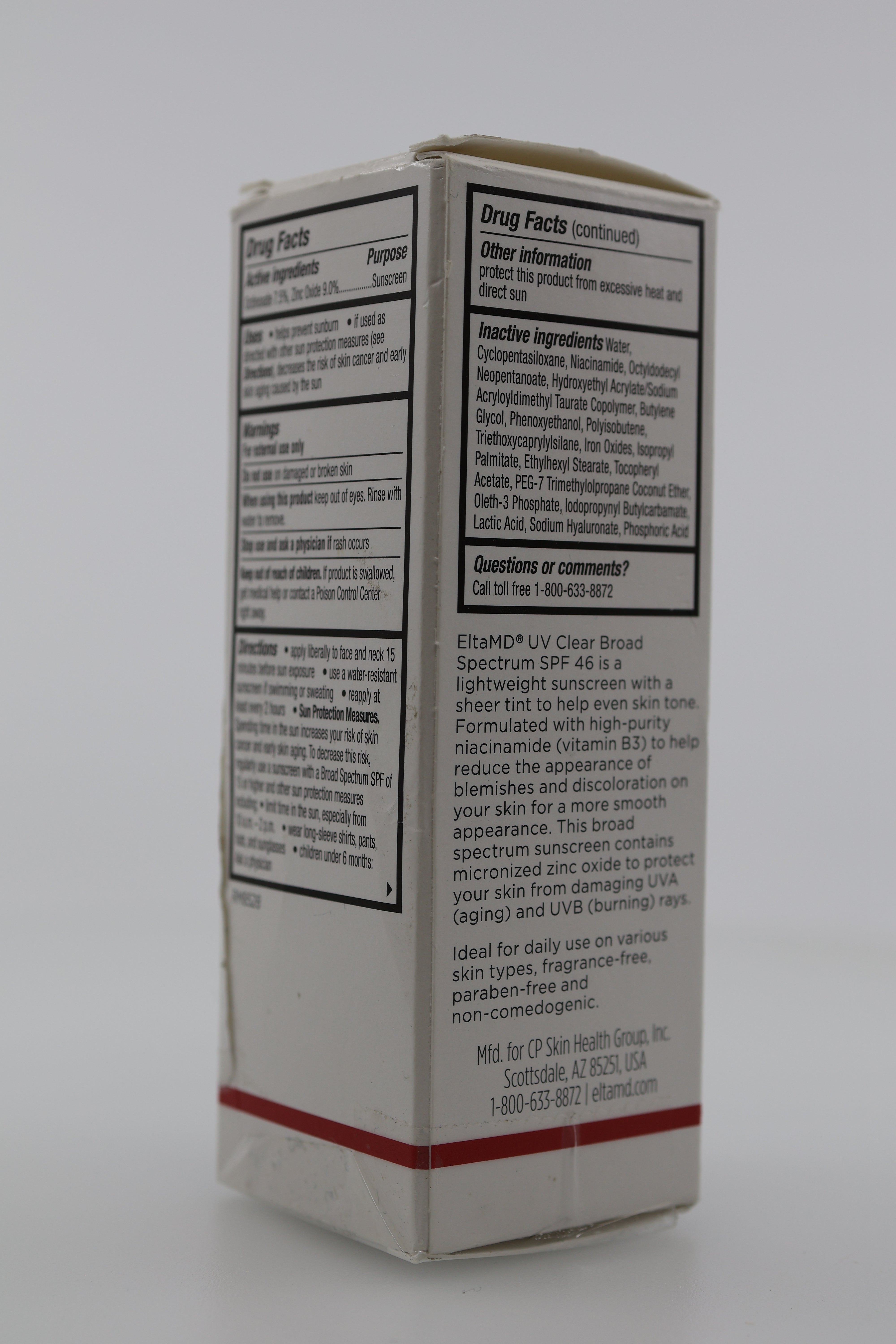 EltaMD UV Clear Tinted Sunscreen for Acne-Prone Skin