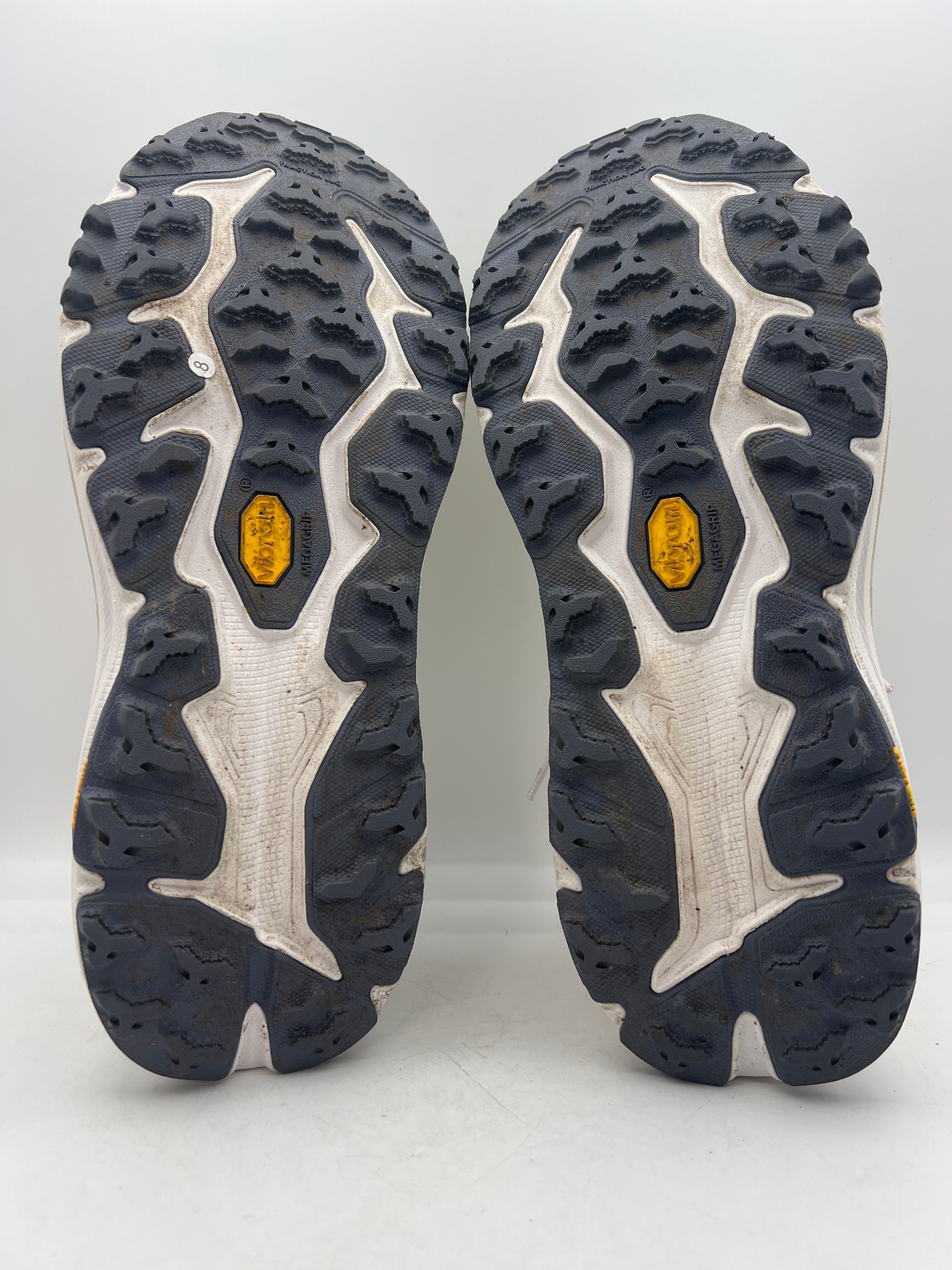 Hoka Speedgoat 6 White/Neon Tangerine