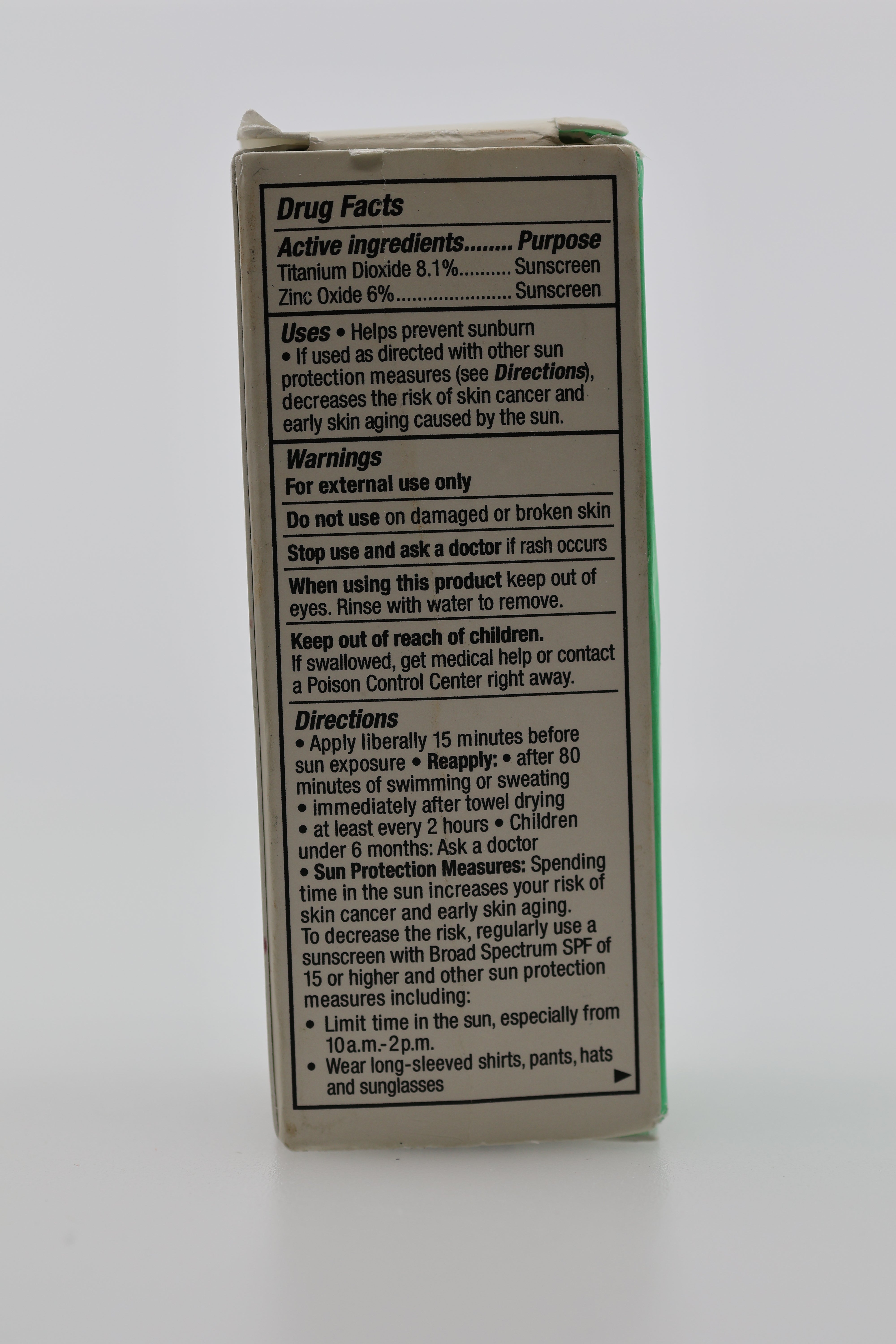 Water-Resistant Mineral Sunscreen