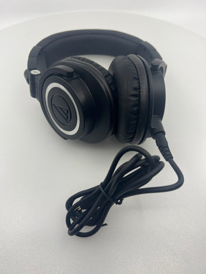 Audio-Technica ATH-M50X Professional Studio Monitor Headphones - Black