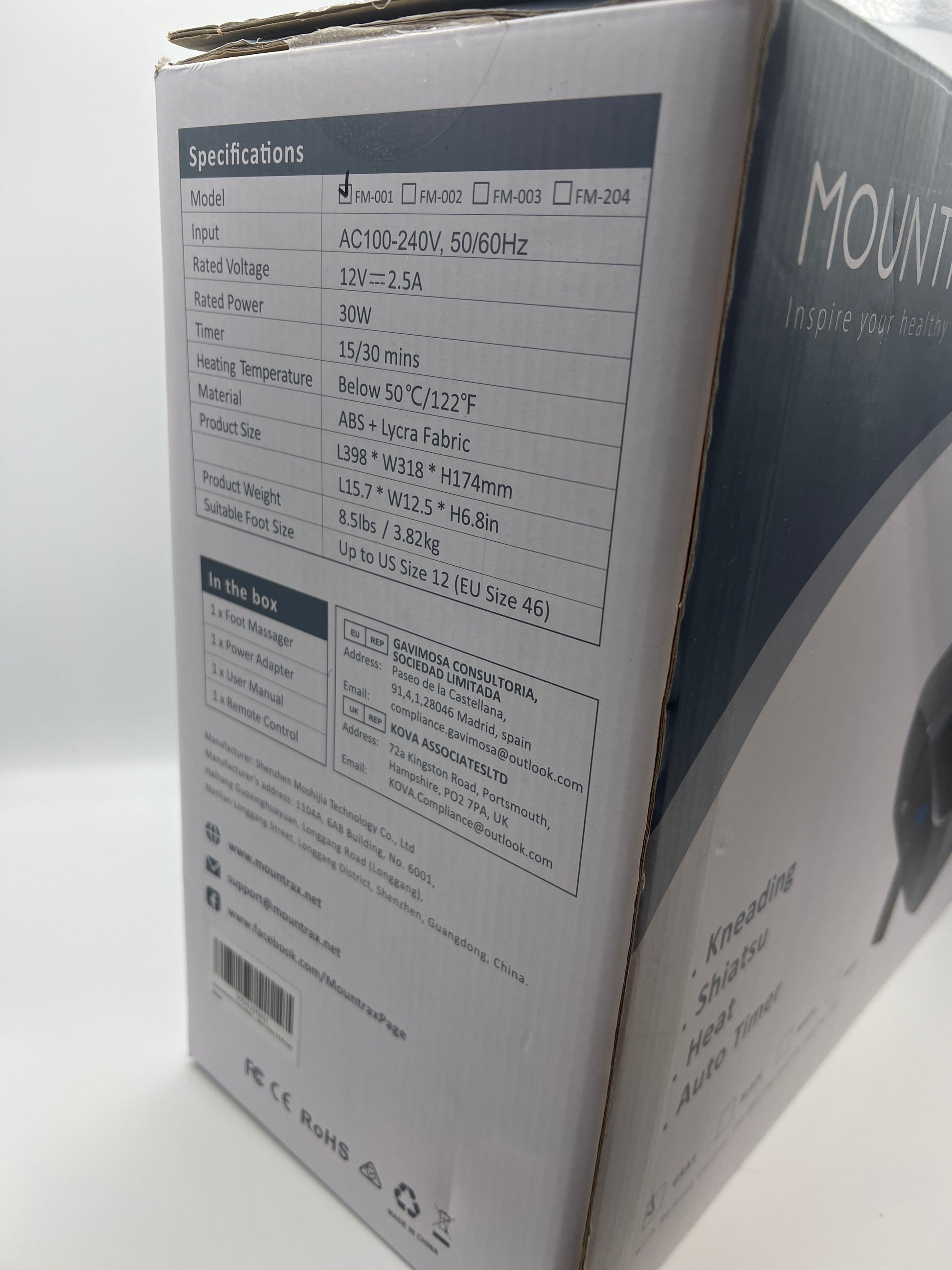Gray Foot Massager Machine