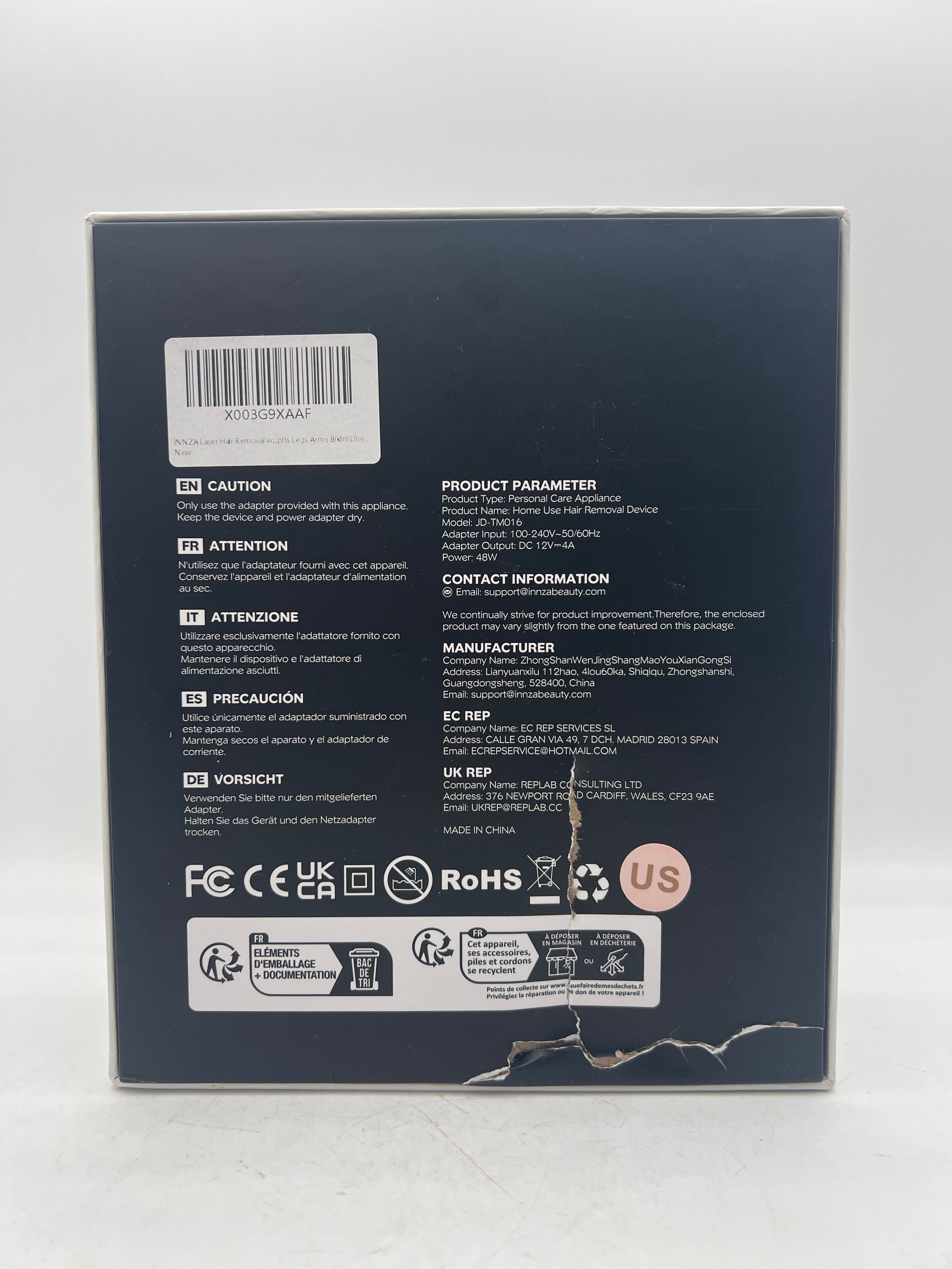 INNZA IPL Hair Remover