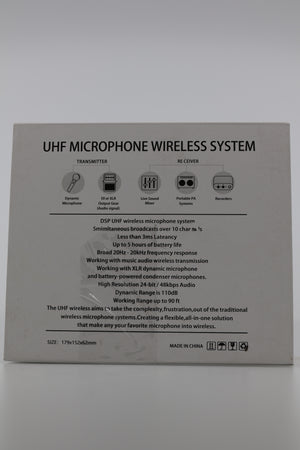 XLR Mic Adapter Wireless Transmitter and Receiver