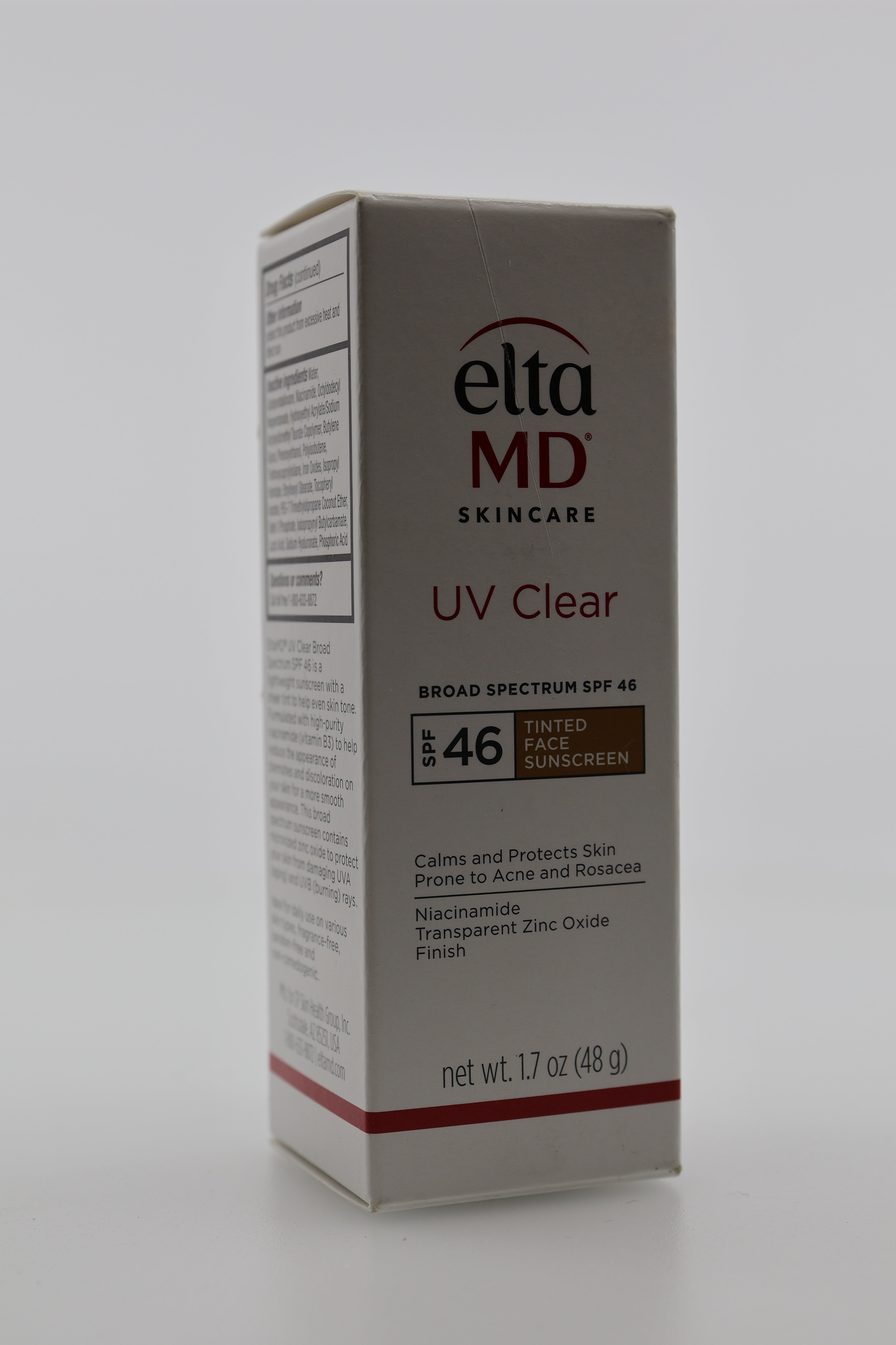 EltaMD UV Clear Tinted Sunscreen packaging