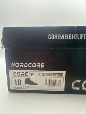 CORE Bodybuilding Shoes Beast US 10 Black